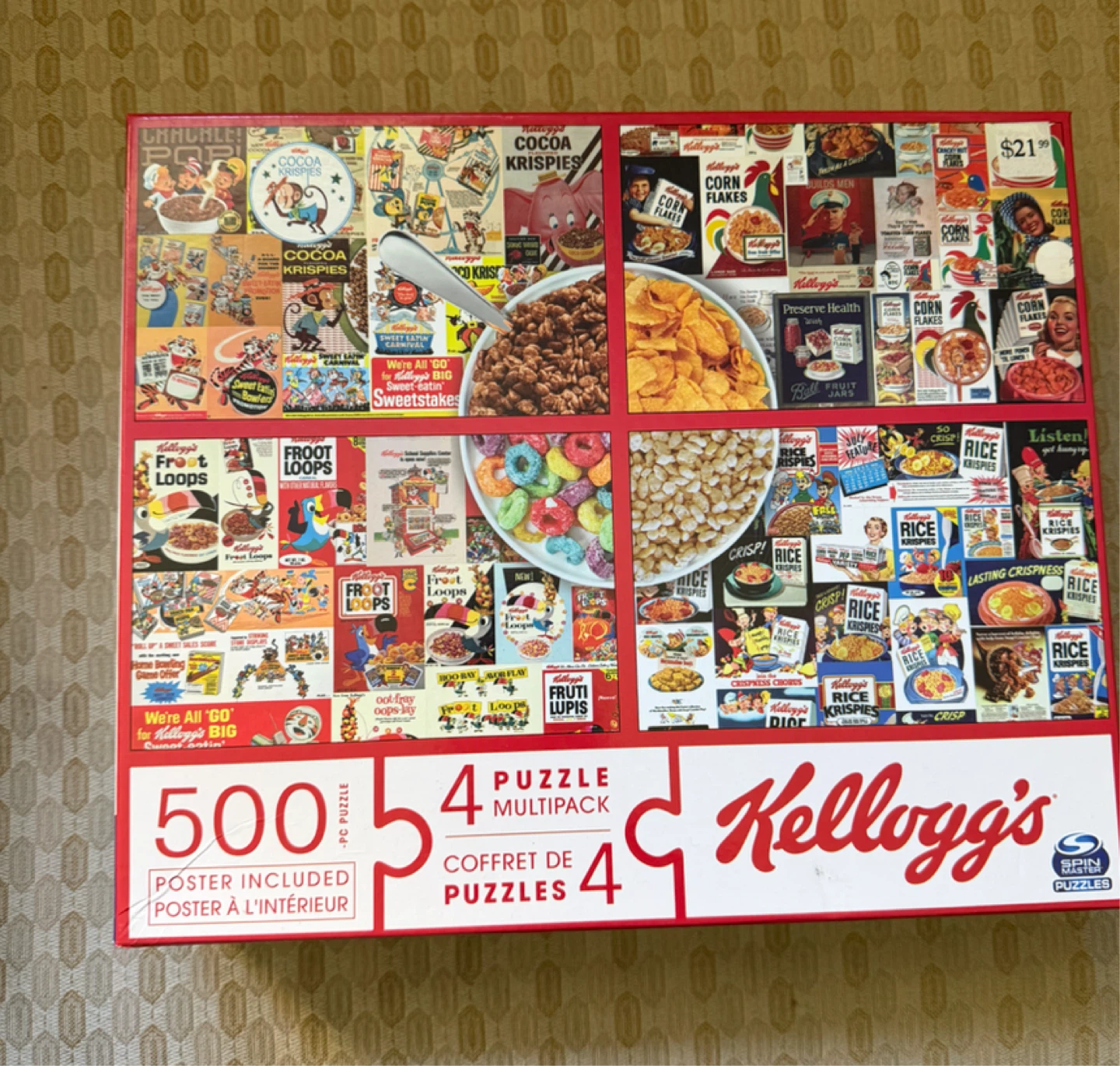 4 Puzzle Multipack (500 pieces each/2000 total)