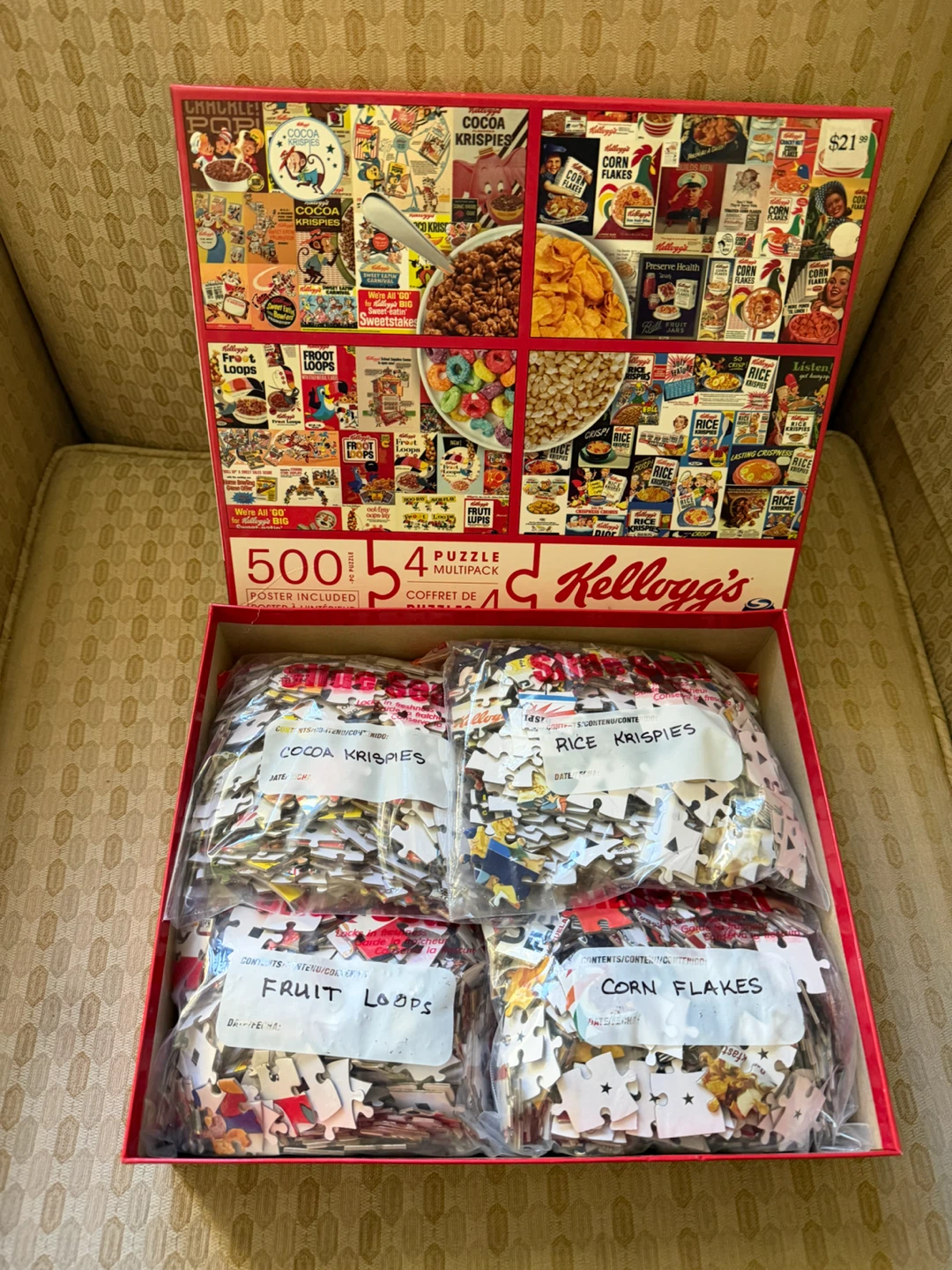4 Puzzle Multipack (500 pieces each/2000 total) - photo 2