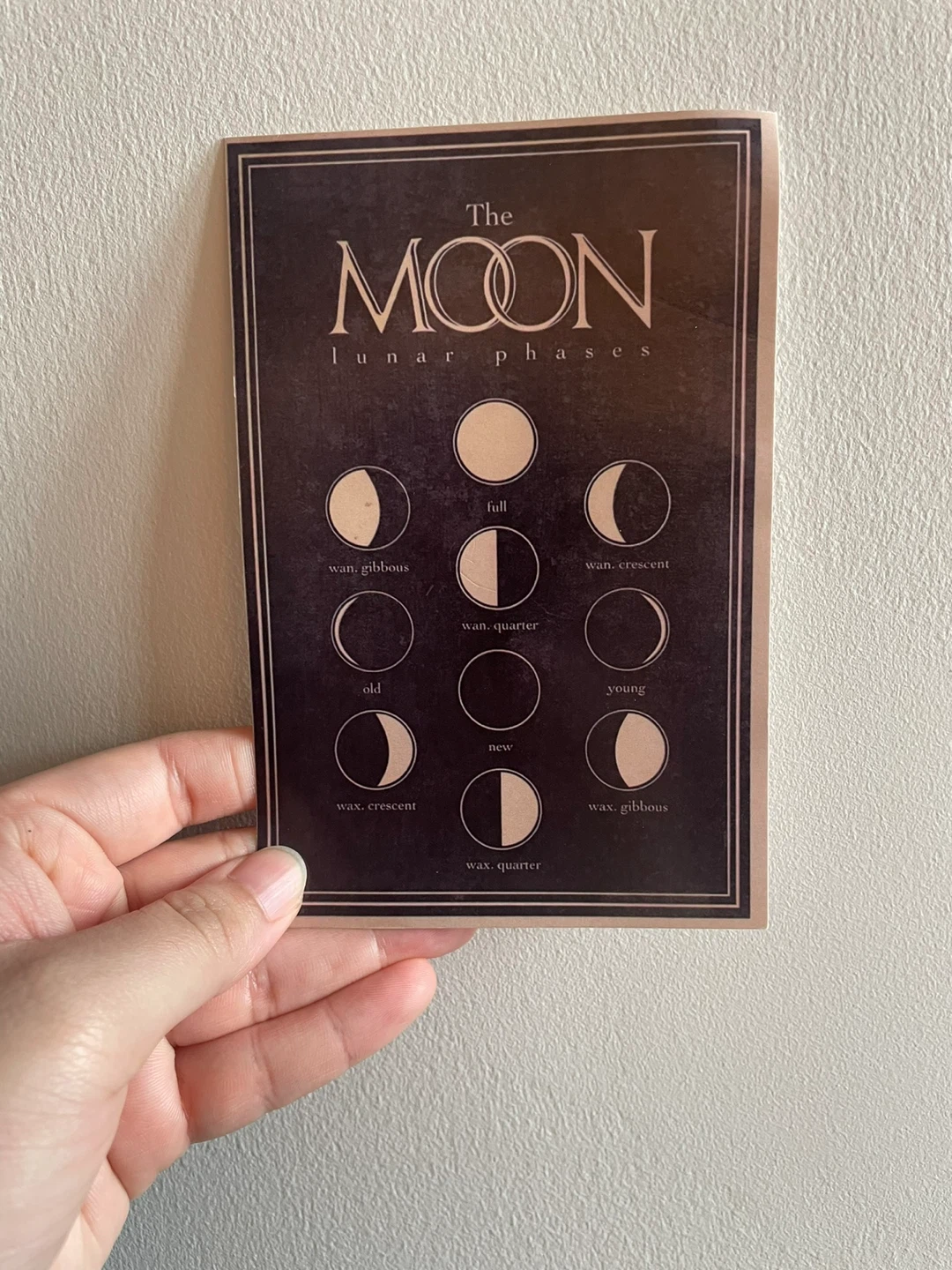 Lunar Phases Card