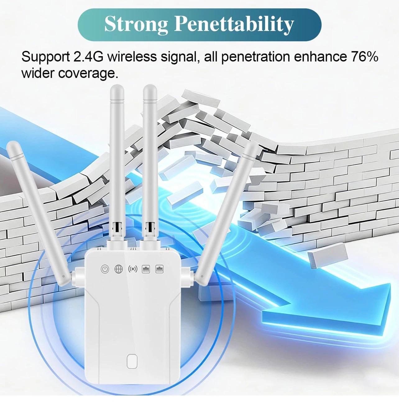 Wireless Wi-Fi Range Extender Repeater - photo 3