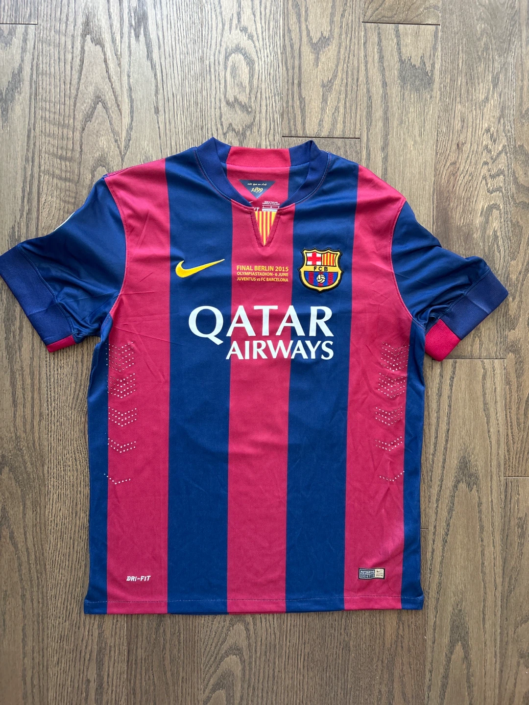 FC Barcelona 2015 Finals Champions League Messi Jersey - photo 2
