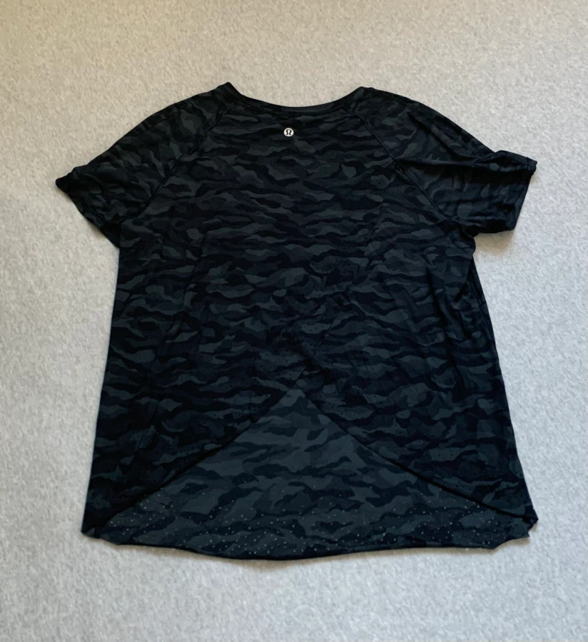 Lululemon Quick Pace Short Sleeve Camo Top - Size Unknown - photo 2