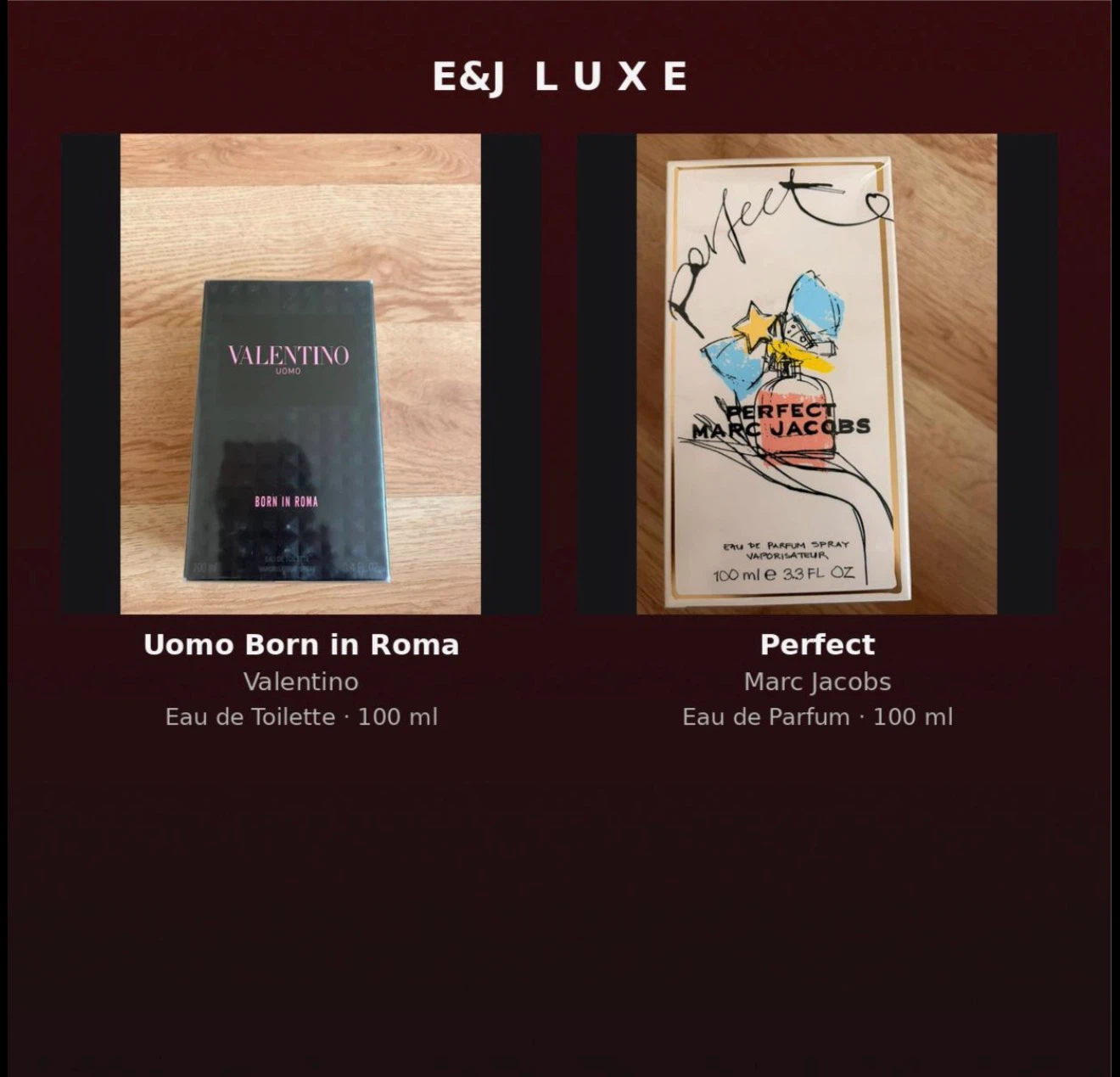 Luxury Designer Fragrances
