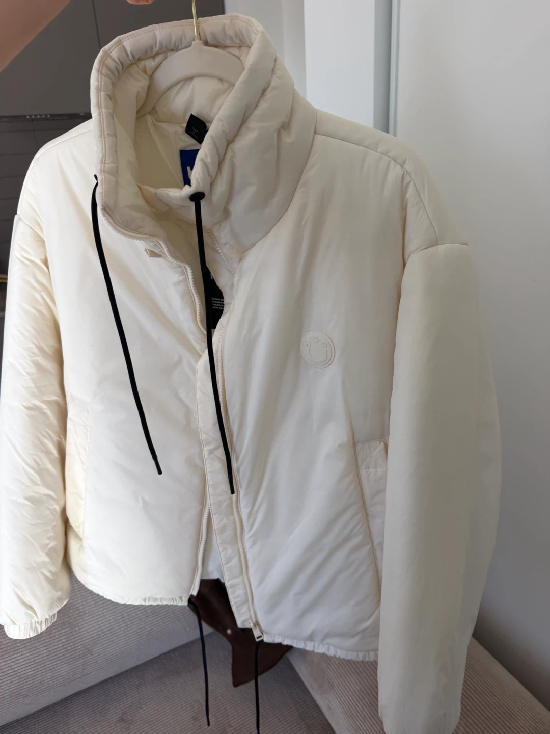 HUGO Open White Puffer Jacket