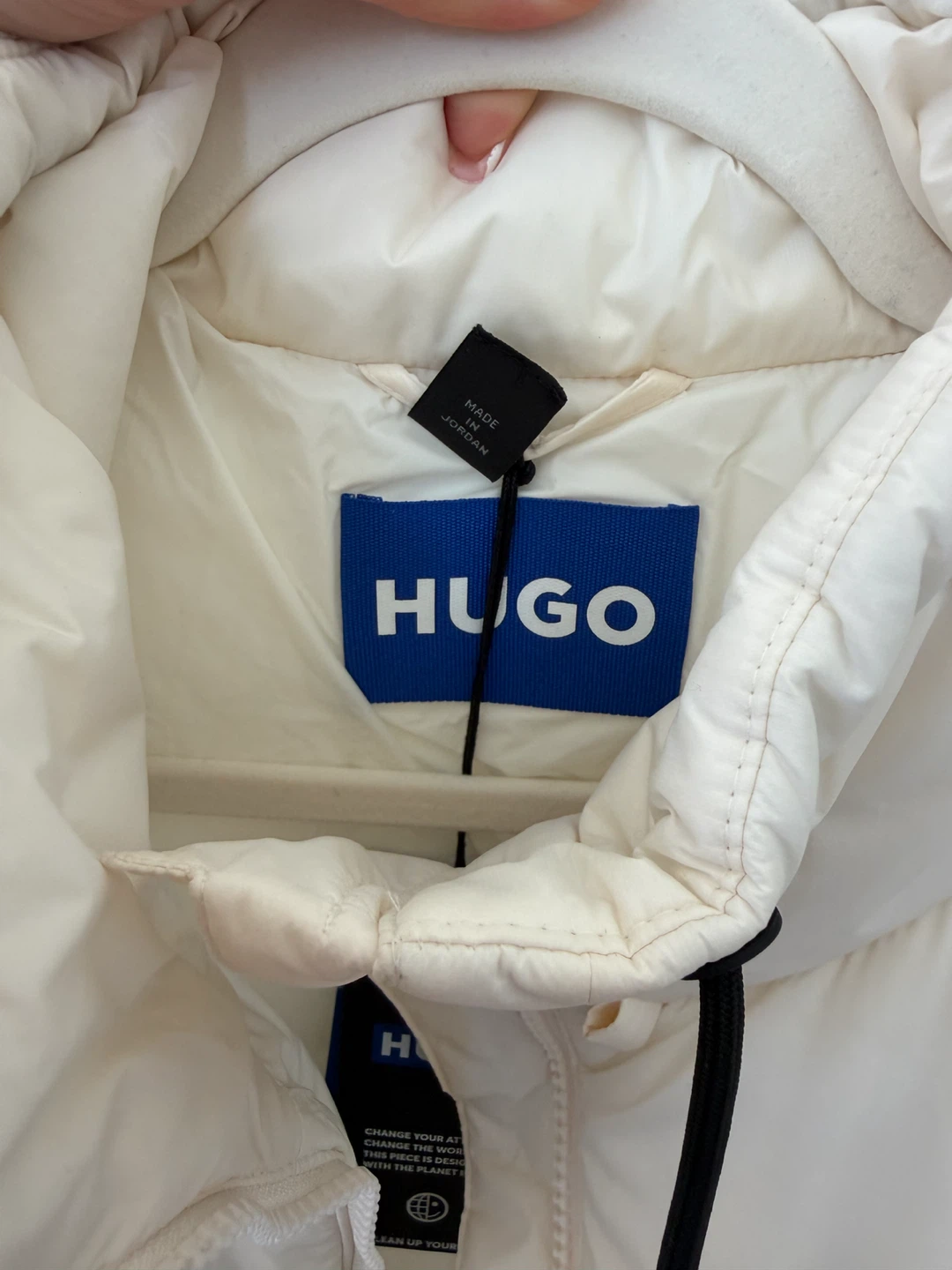HUGO Open White Puffer Jacket - photo 2