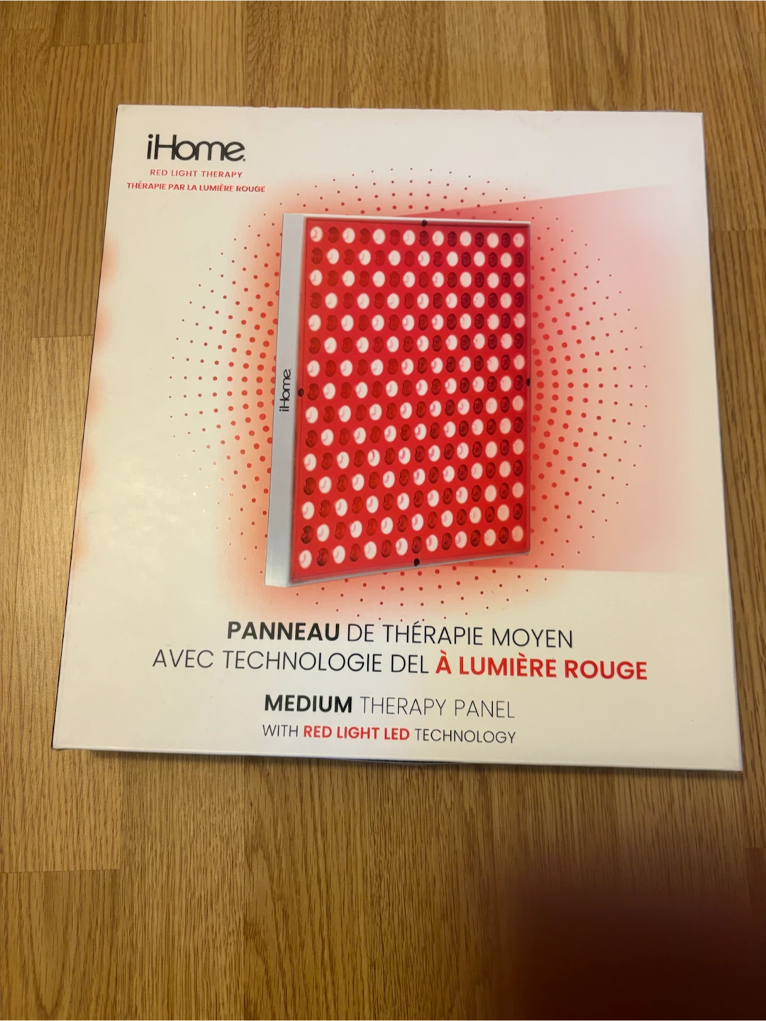 iHome Medium Red Light Therapy Panel