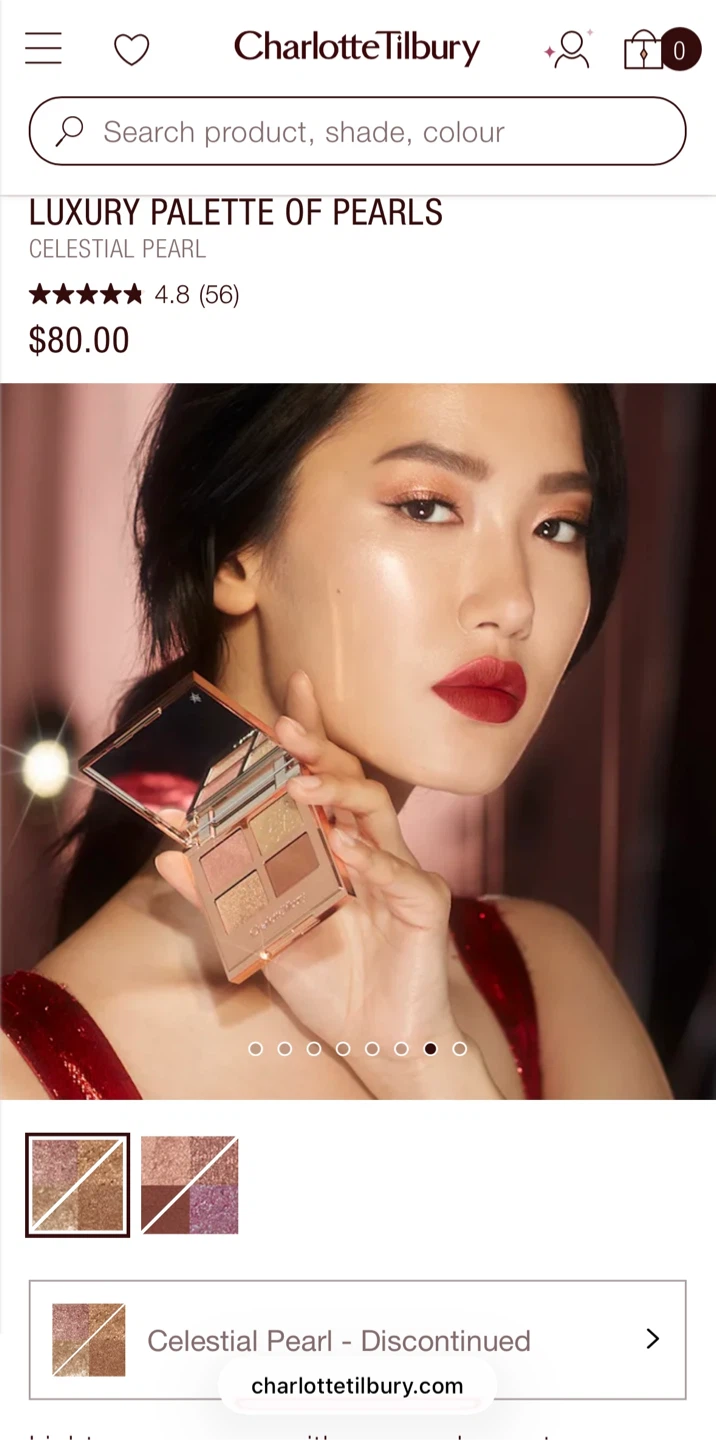 Charlotte Tilbury Luxury Palette of Pearls - Celestial Pearl - photo 5