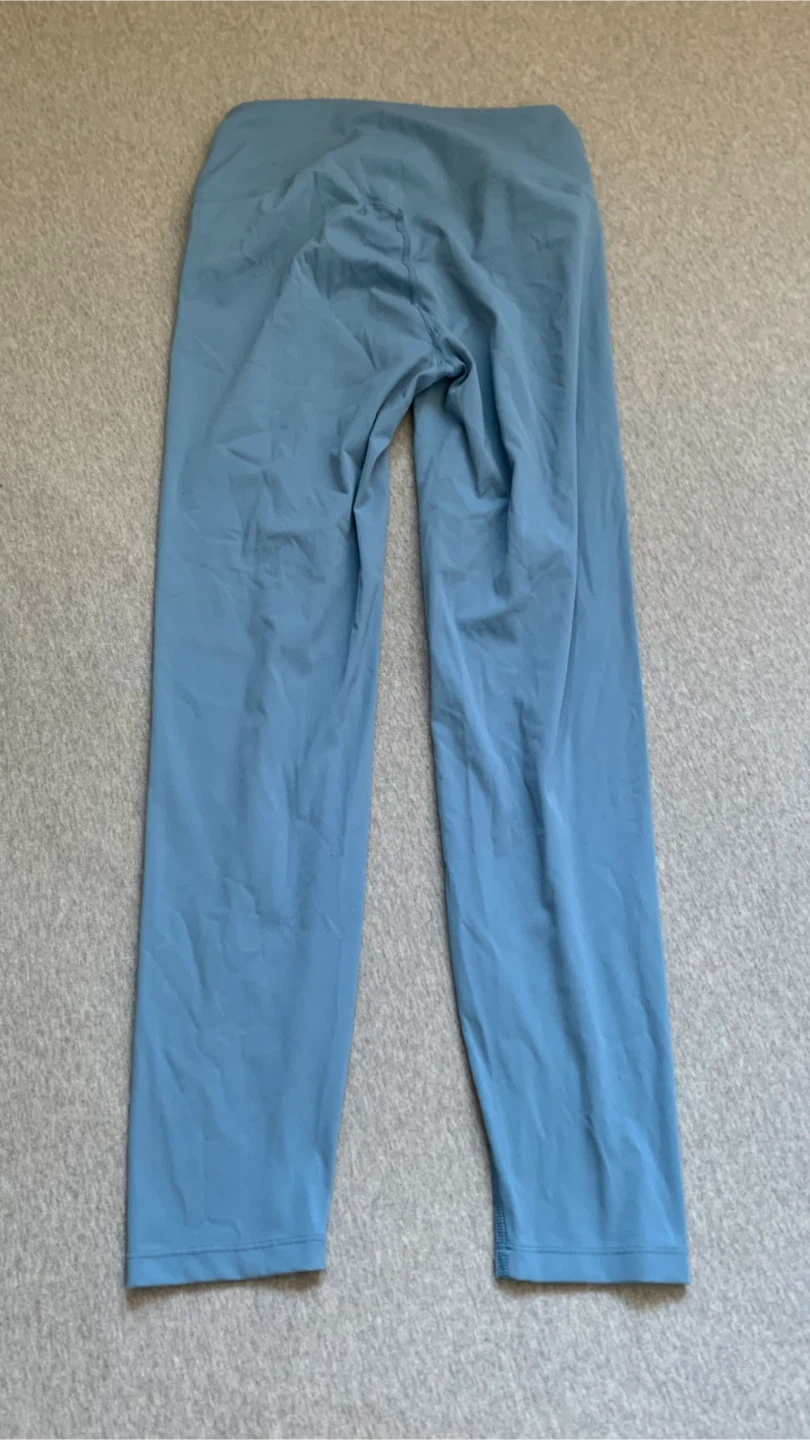 Blue High-Waisted Athletic Leggings - Size Unknown - photo 2