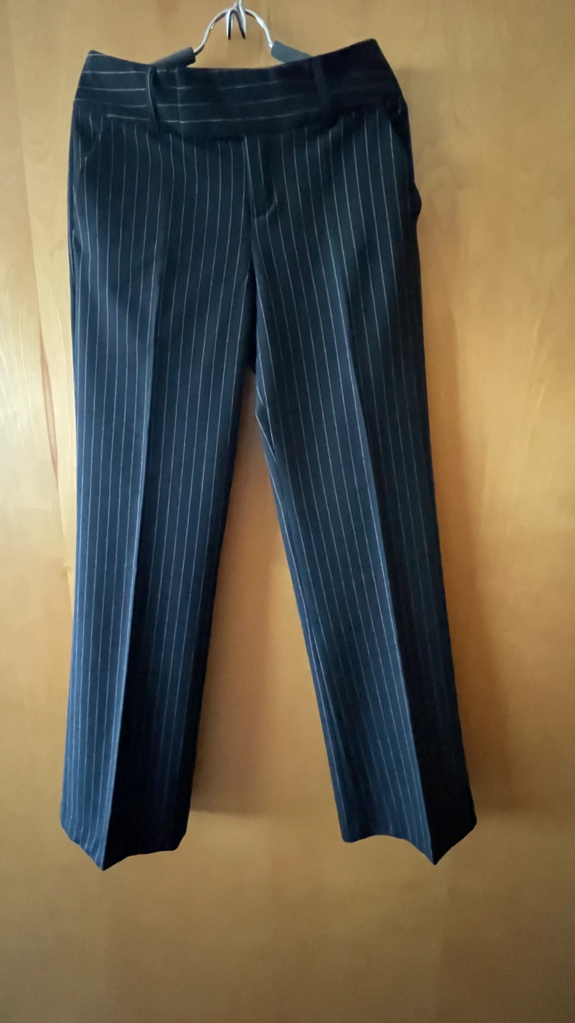 Black Mexx Pinstripe Dress Pants