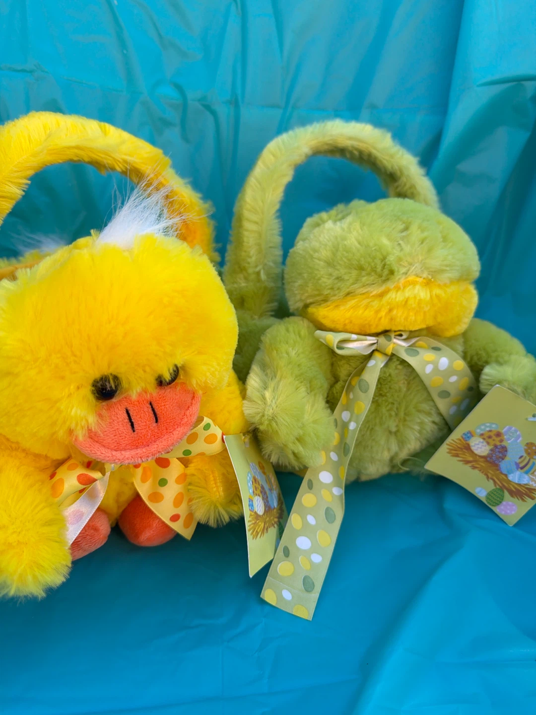 Assorted Easter Plush Toys and Felt Baskets - photo 4