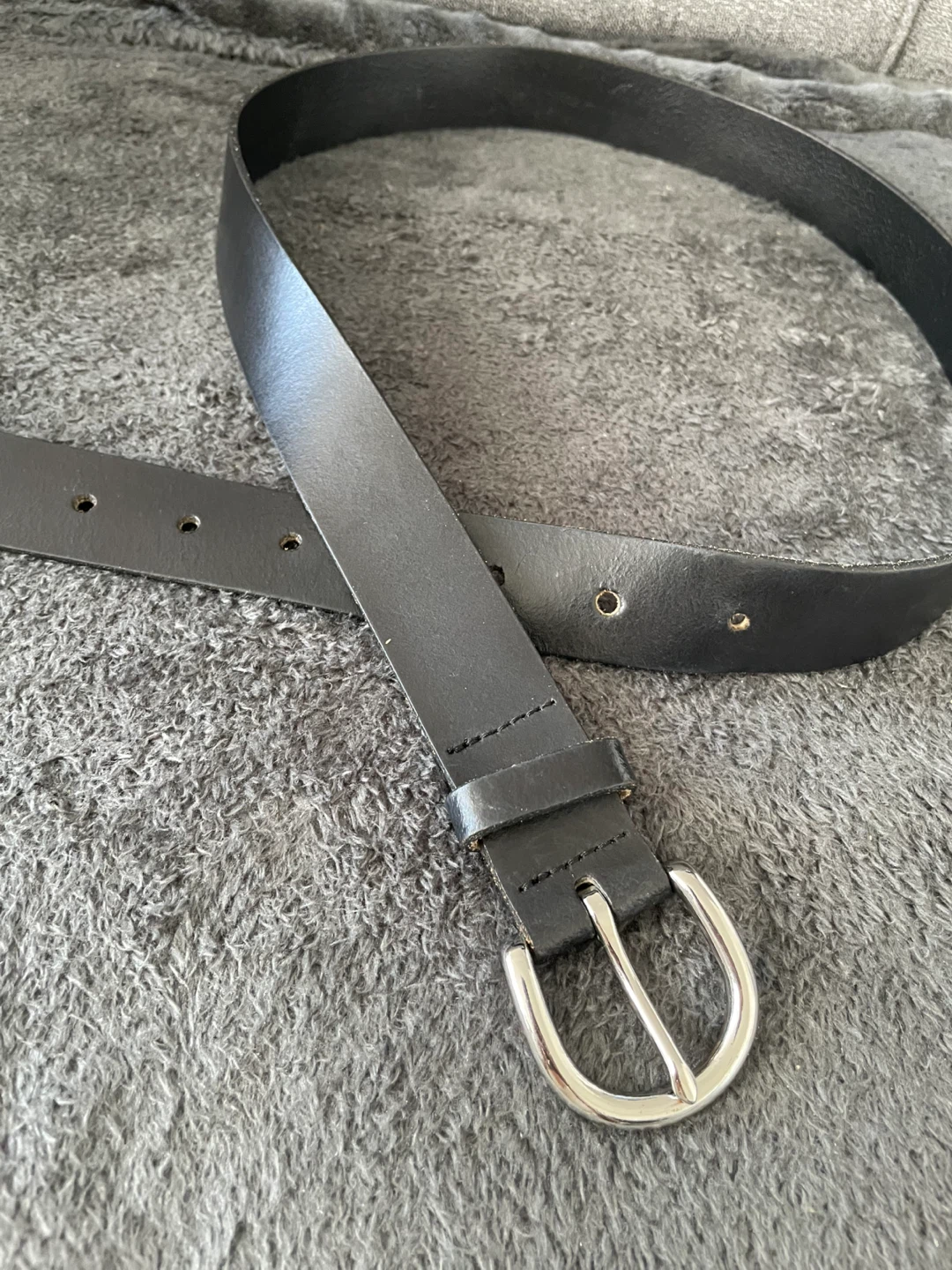 Gap Black Leather Belt L