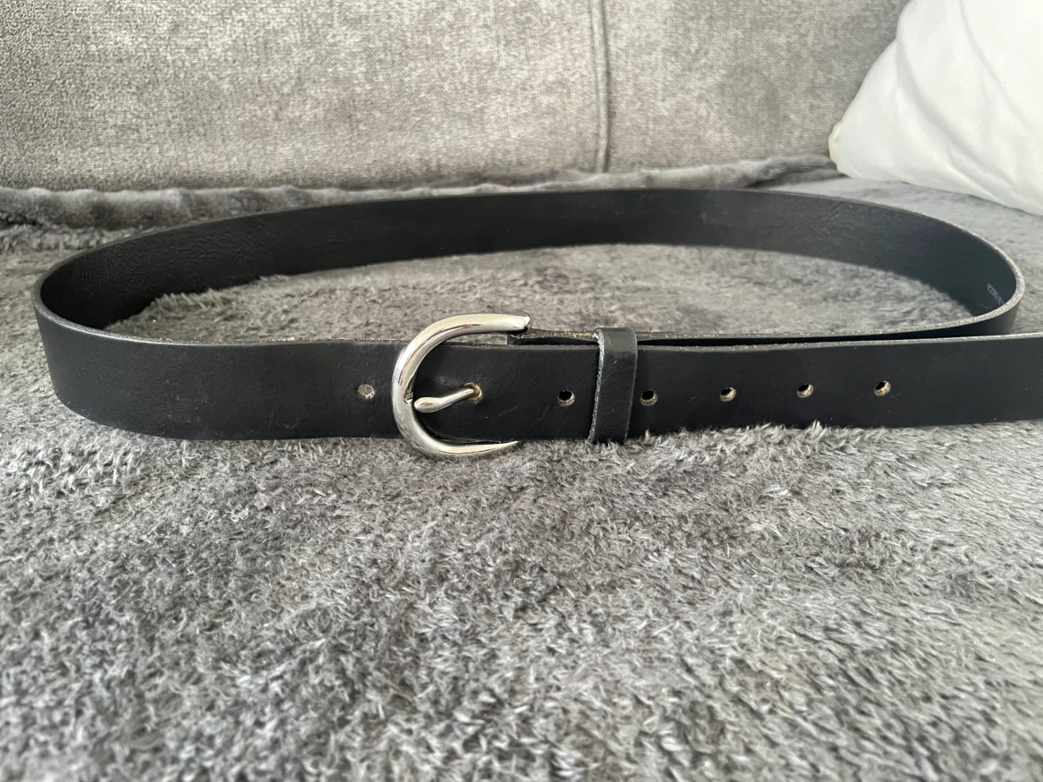 Gap Black Leather Belt L - photo 3