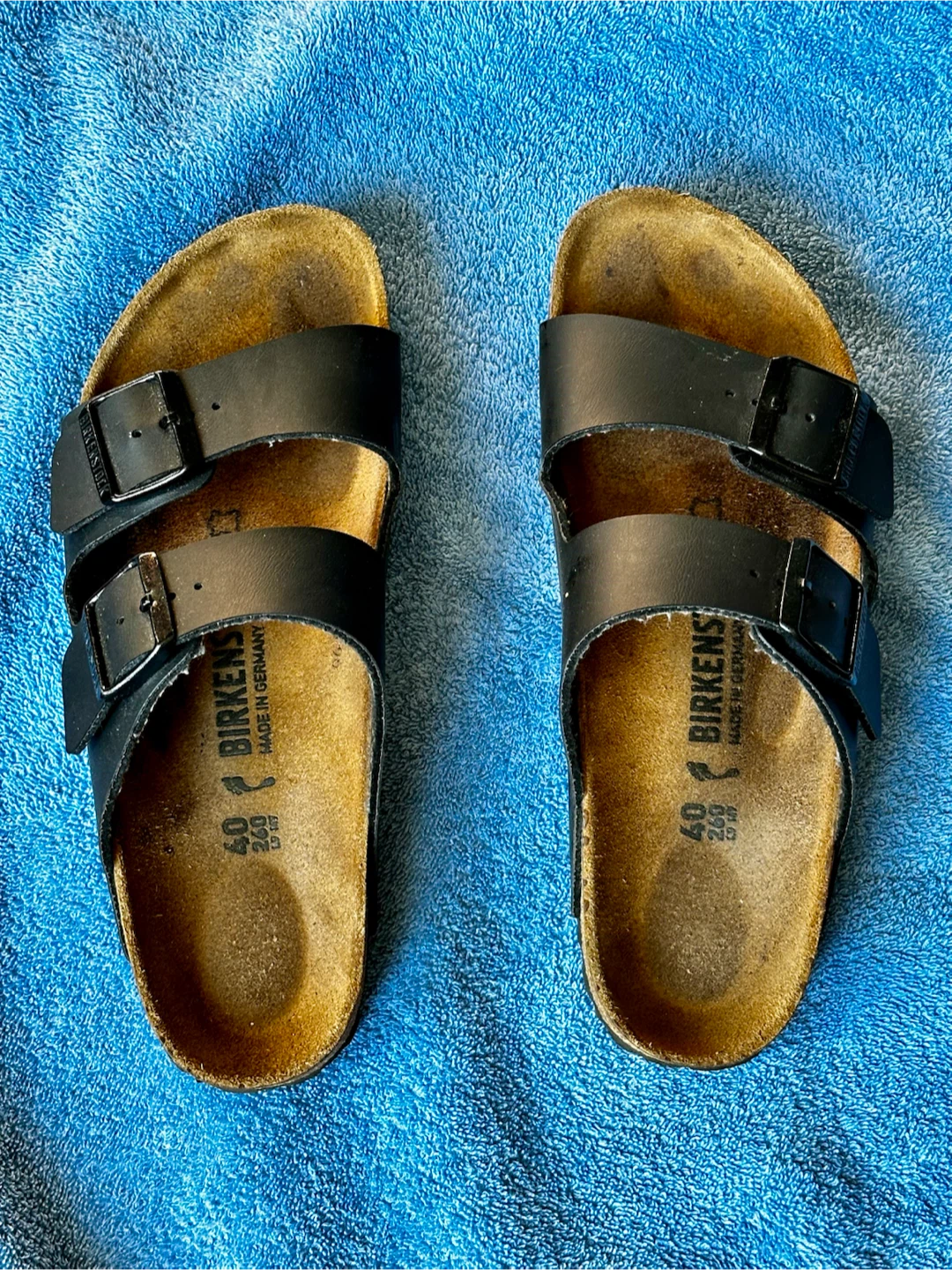 Birkenstock Arizona Black Sandals Size 40