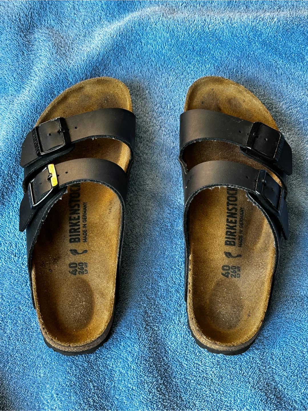 Birkenstock Arizona Black Sandals Size 40 - photo 2