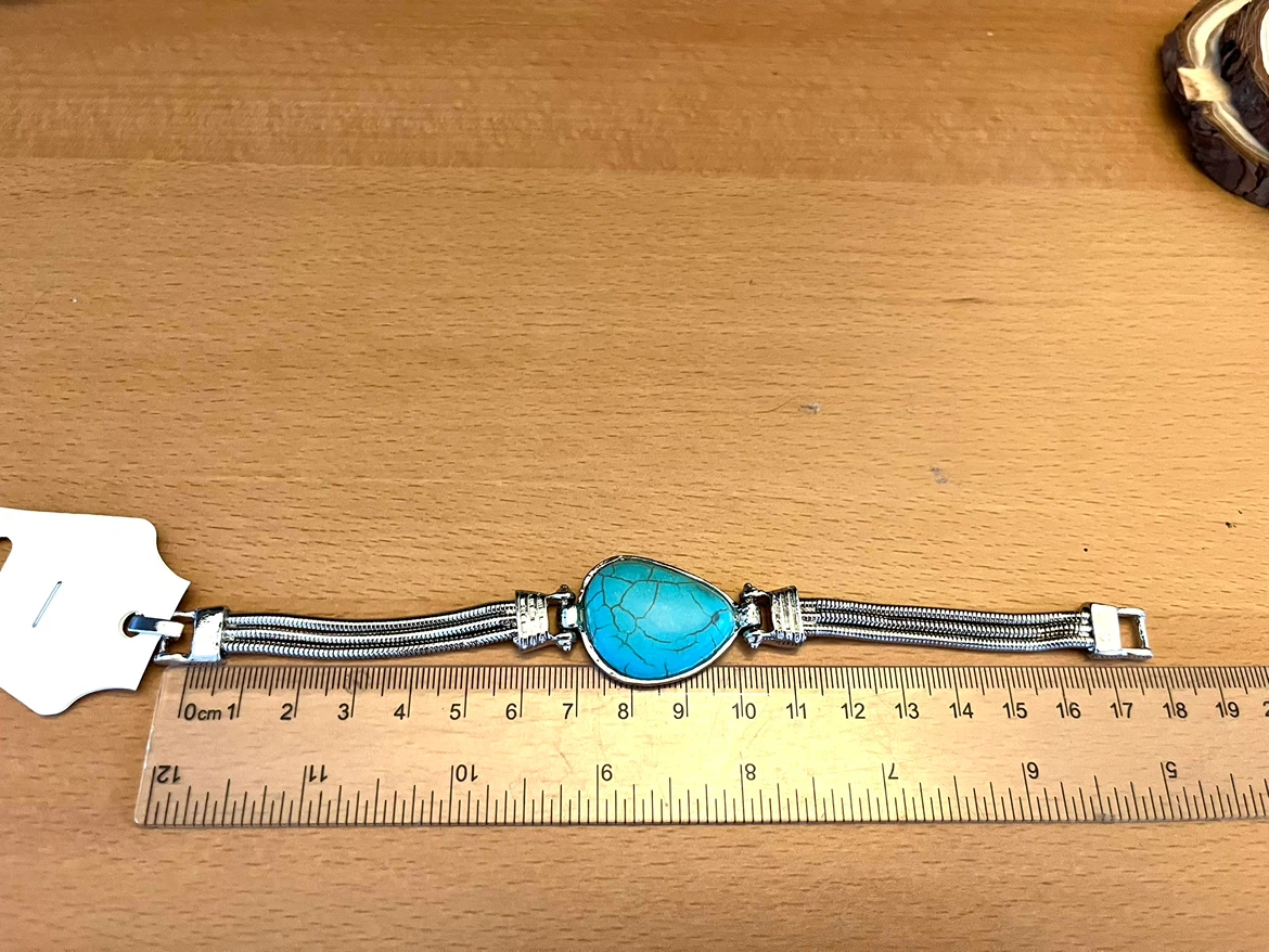Turquoise Stone Bracelet - photo 4