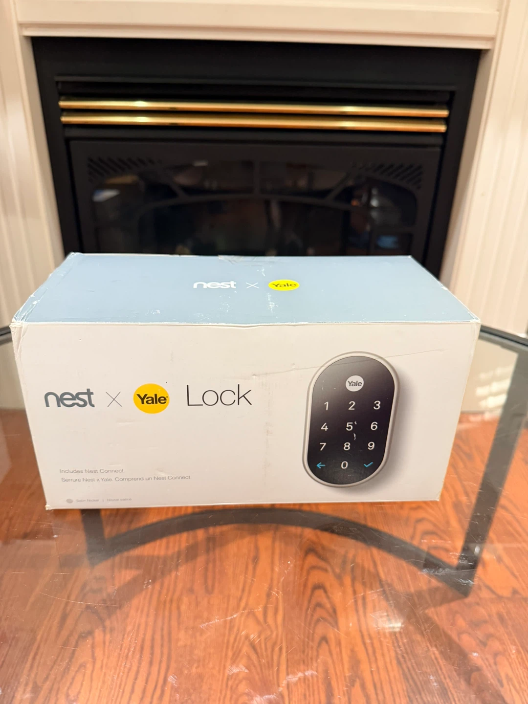 Nest x Yale Smart Lock – Satin Nickel – New Open Box
