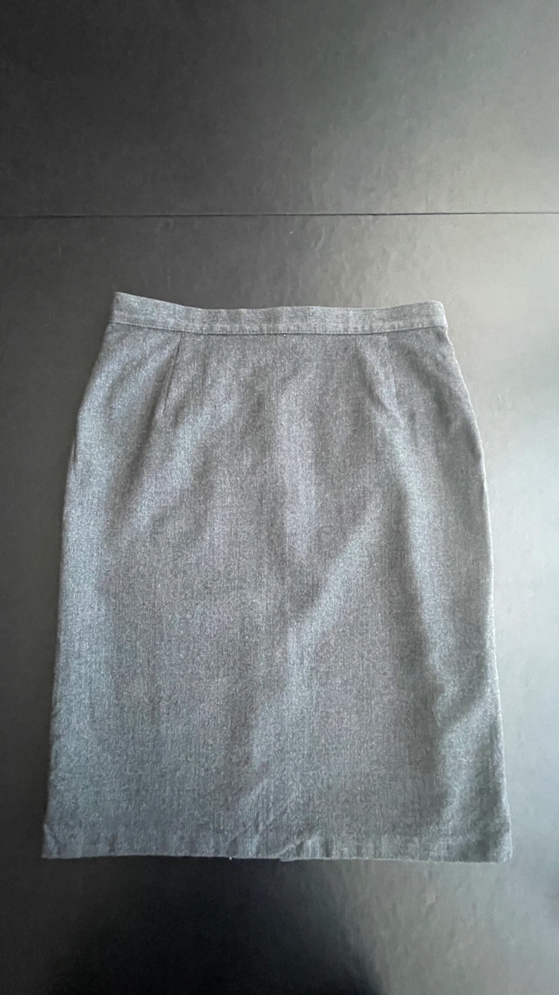 Grey Marks&Spencer Wool Skirt - photo 3