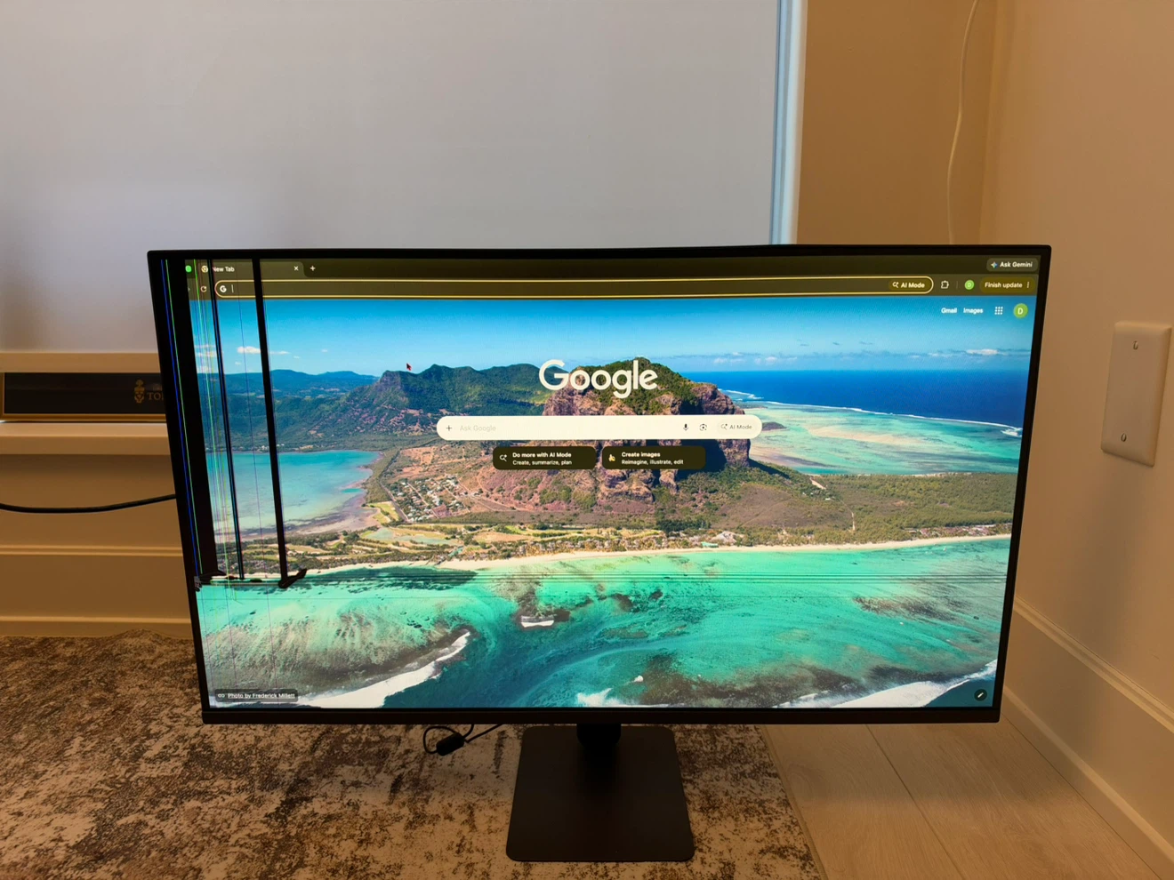 Damaged Computer Monitor - 32 Inch