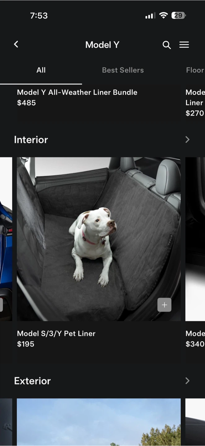 Tesla Model S/3/Y Pet Liner