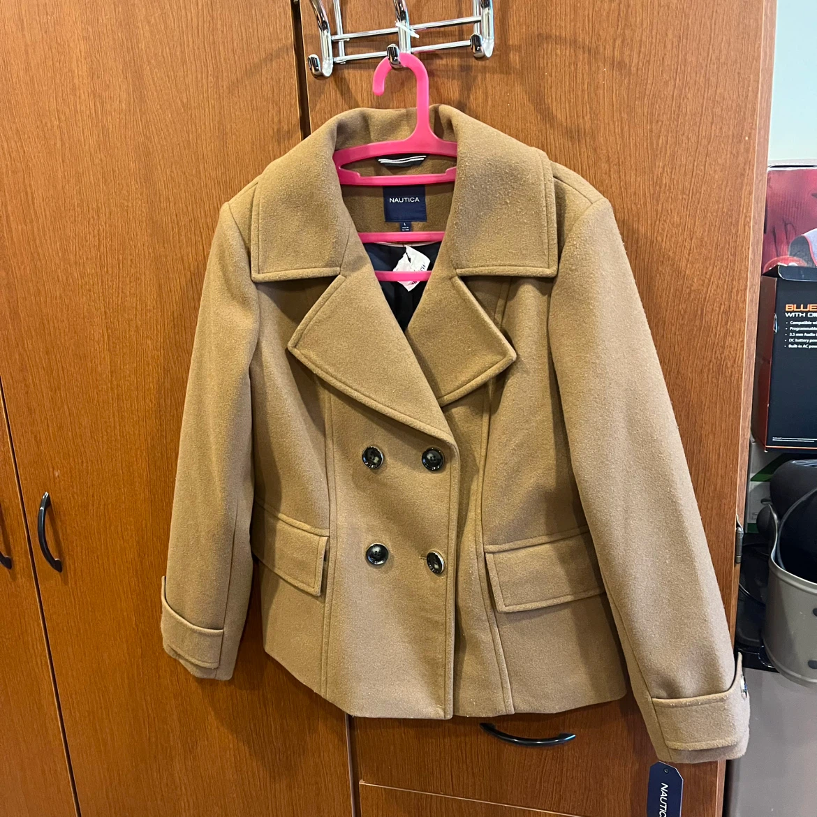 Nautica Women's Camel Pea Coat