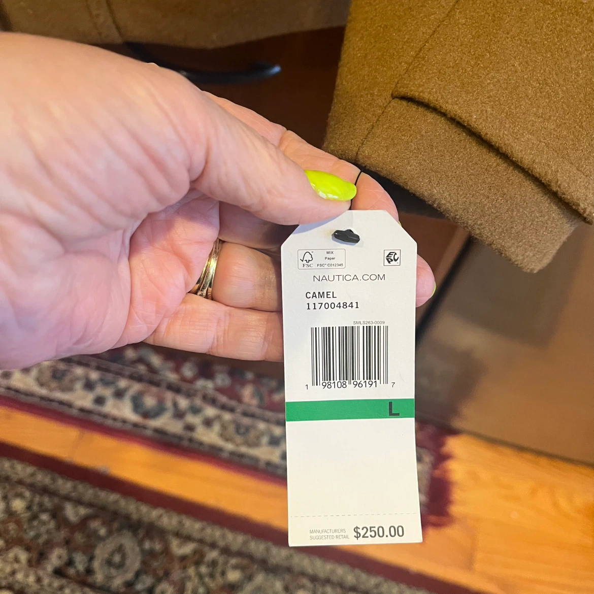 Nautica Women's Camel Pea Coat - photo 4