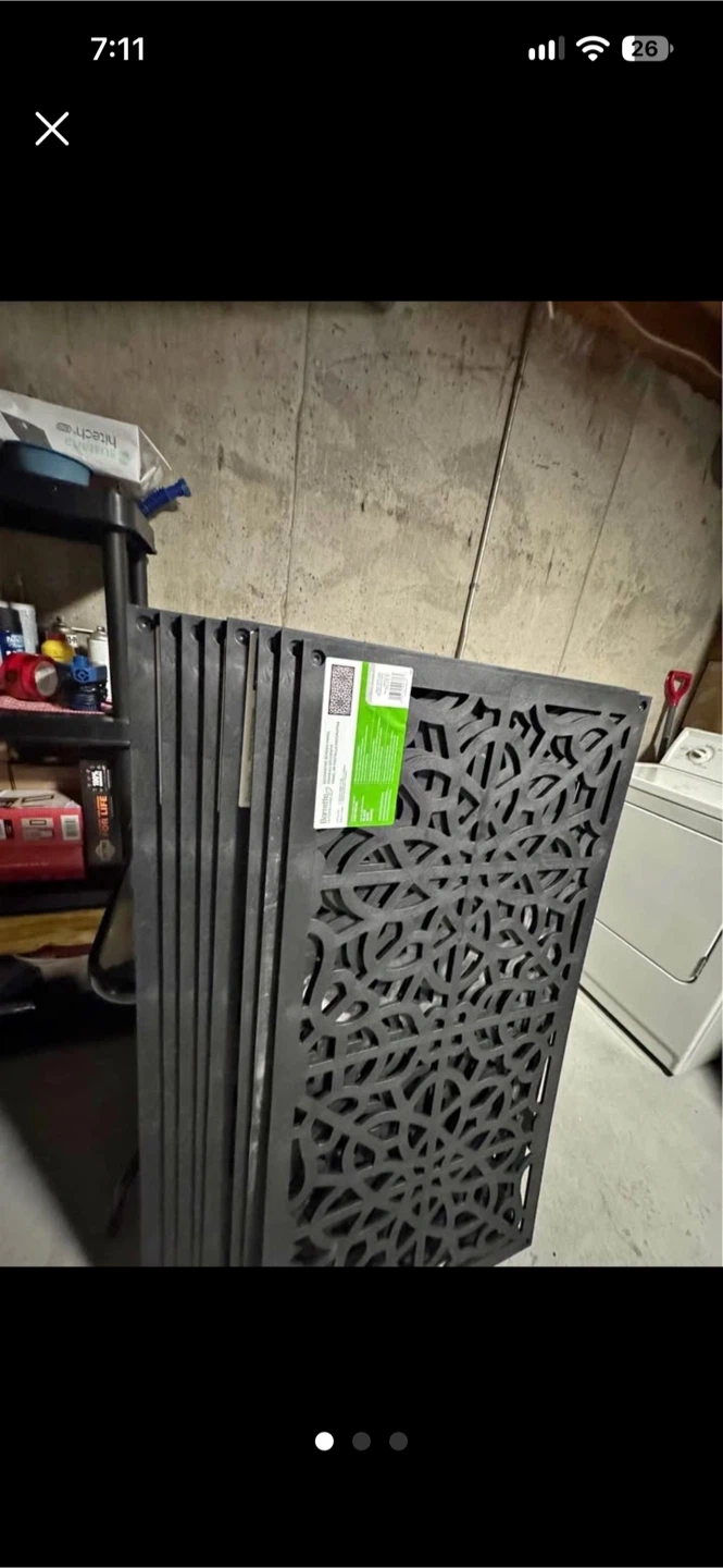 Barrette Decorative Screen Panel