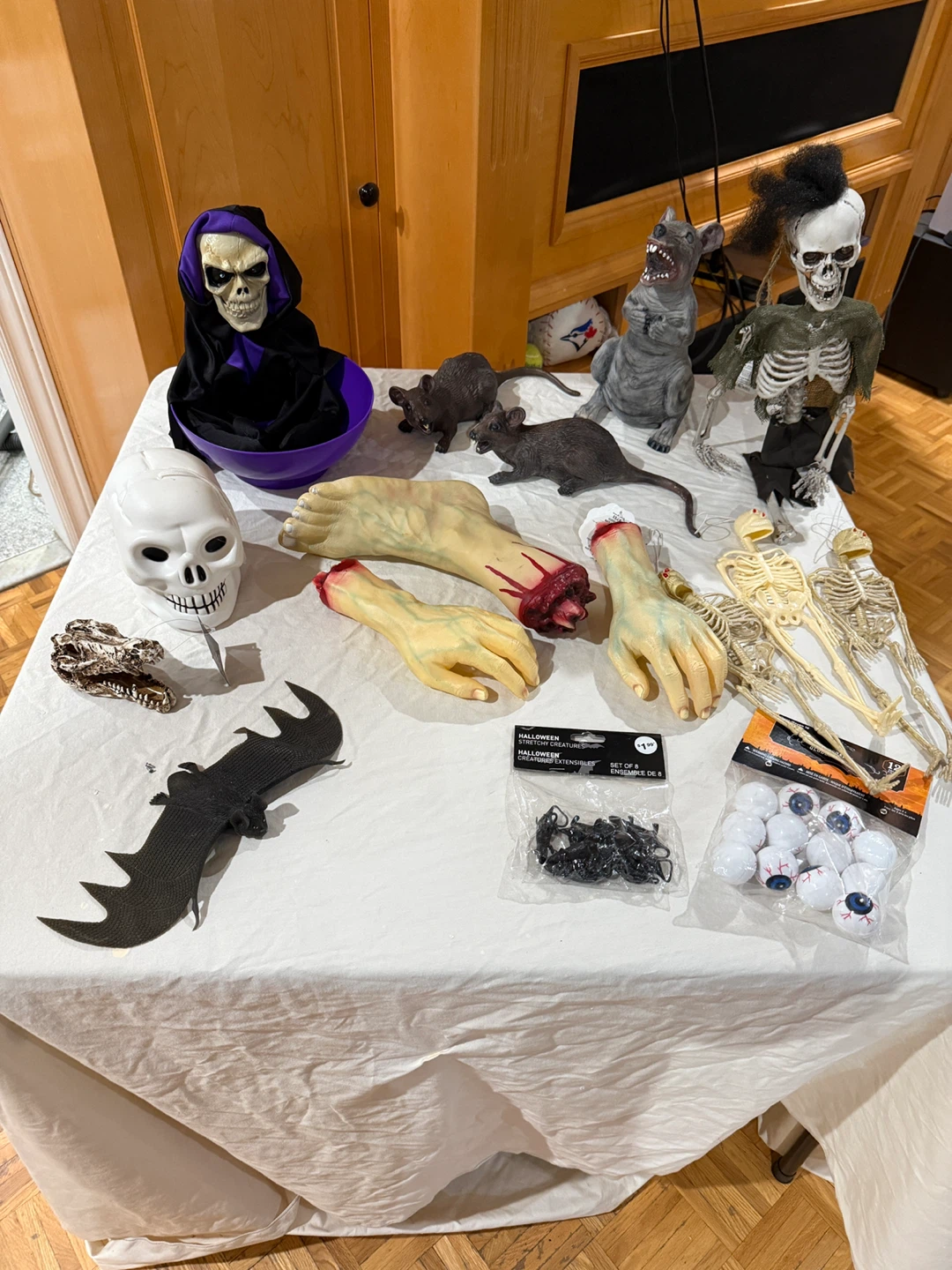 Assorted Halloween Decorations Lot