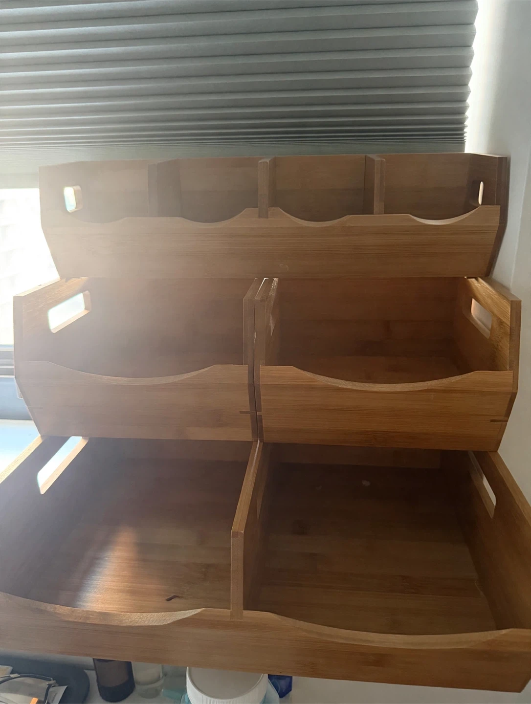 3-Tier Bamboo Storage Organizer
