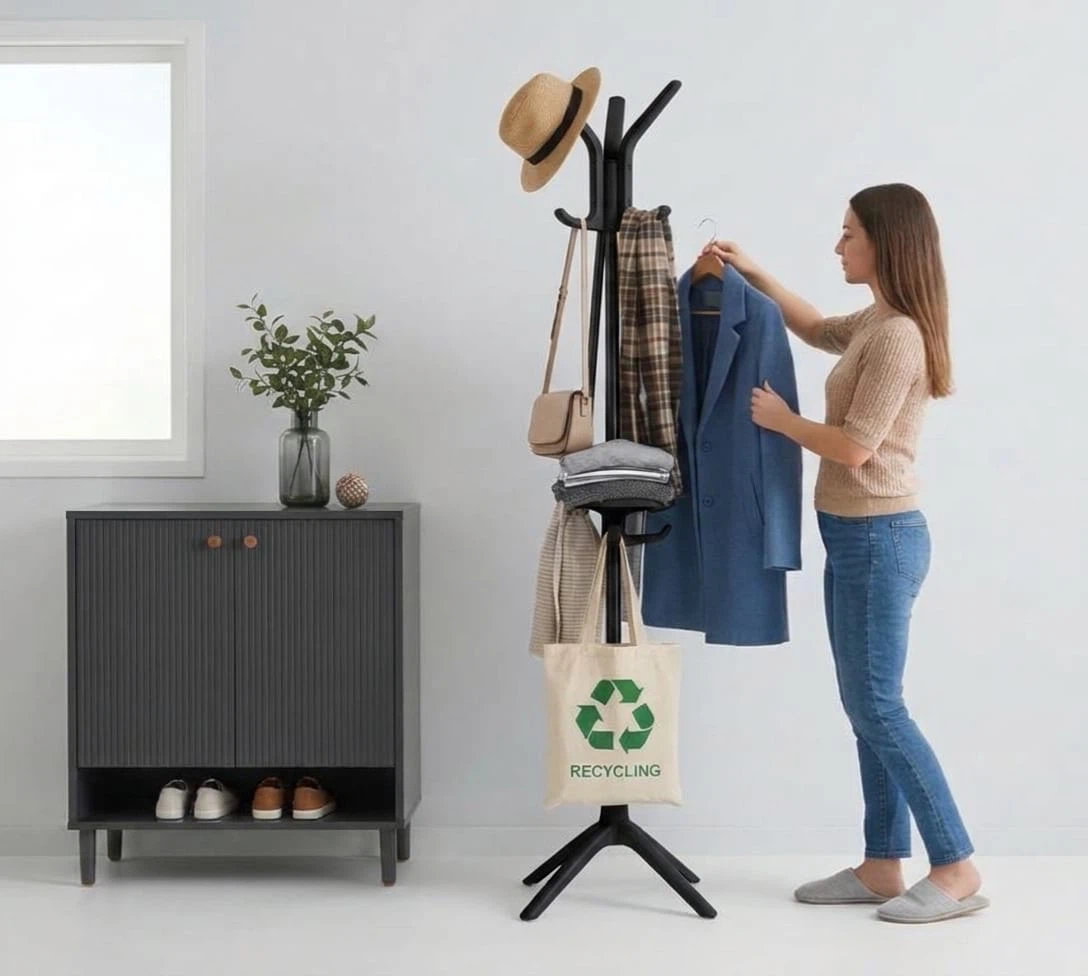 (BRAND NEW) Black Standing Coat Rack