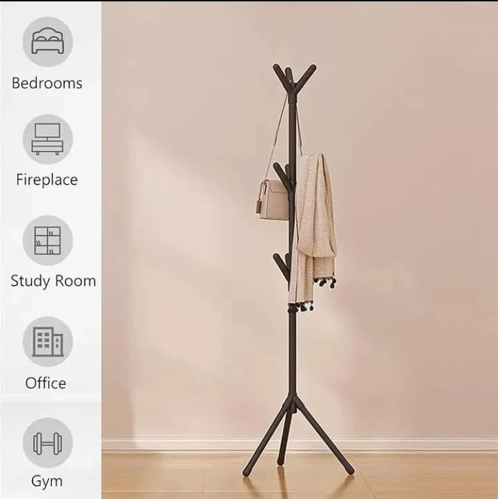 (BRAND NEW) Black Standing Coat Rack - photo 2
