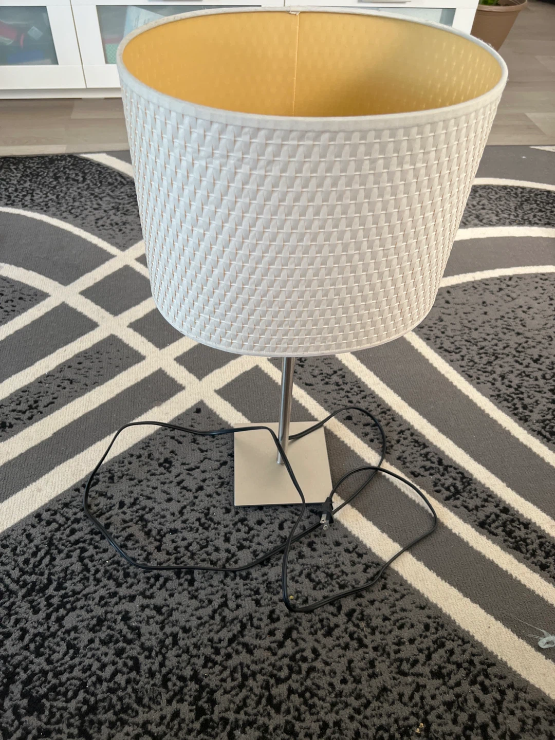 IKEA Table Lamp with Textured Shade