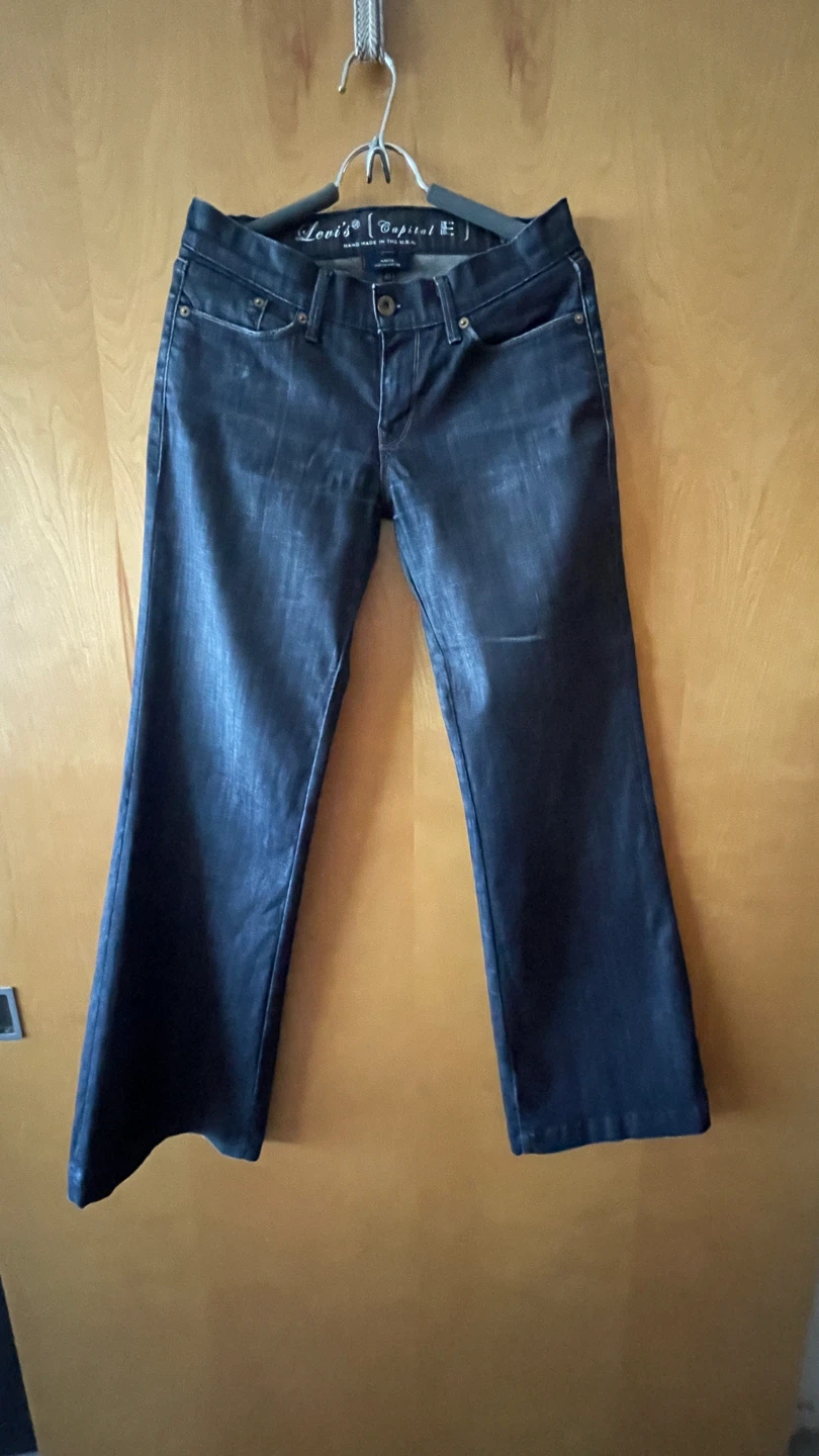 Levi's Capital Anita Mid-Rise Wide Leg Jeans