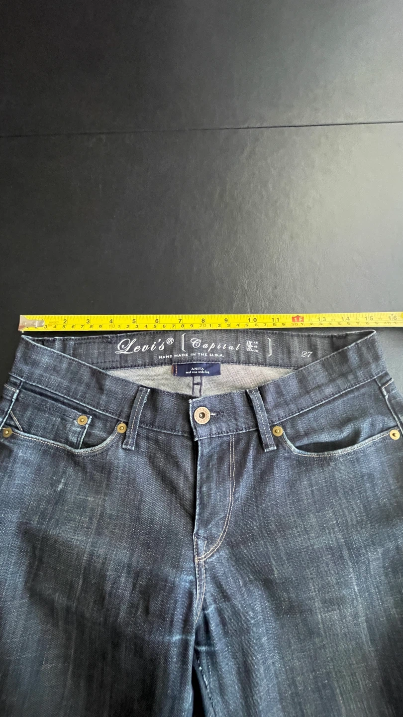 Levi's Capital Anita Mid-Rise Wide Leg Jeans - photo 3