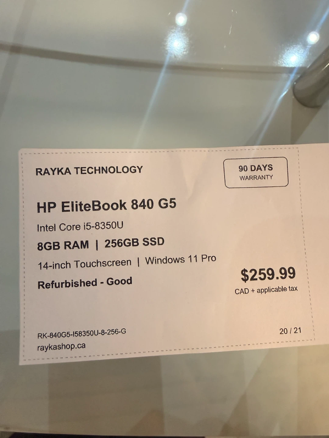 HP EliteBook 840 G5 14-inch Laptop - photo 3