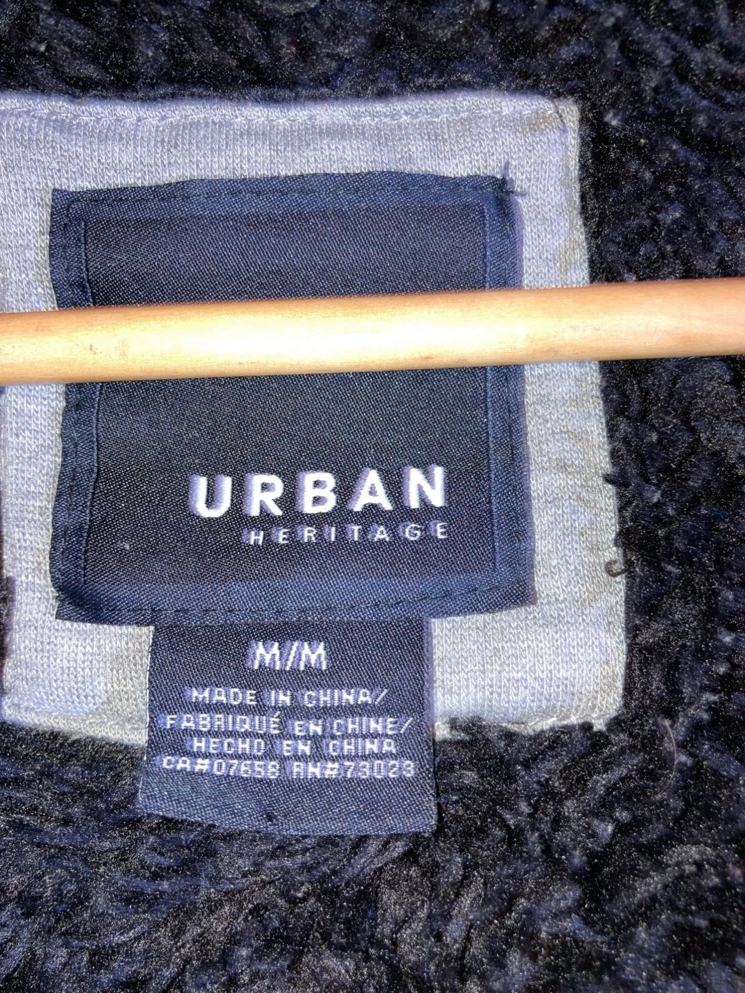 Urban Heritage Fleece-Lined Hoodie Jacket - Grey, Size M - photo 4