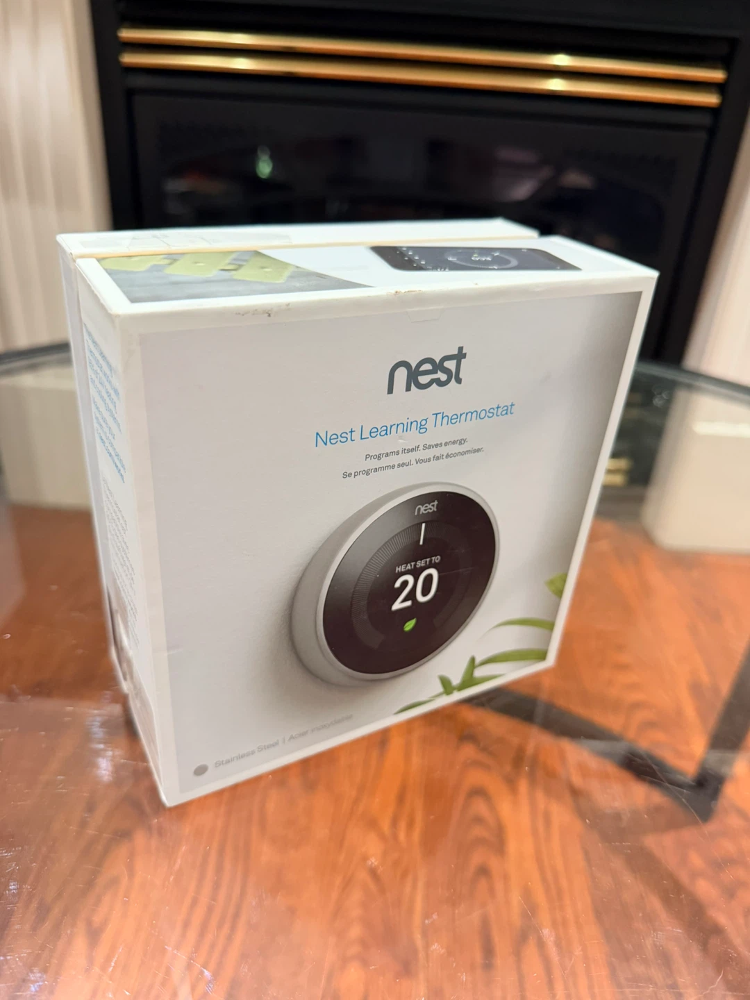 Nest Learning Thermostat – Stainless Steel – New Open Box