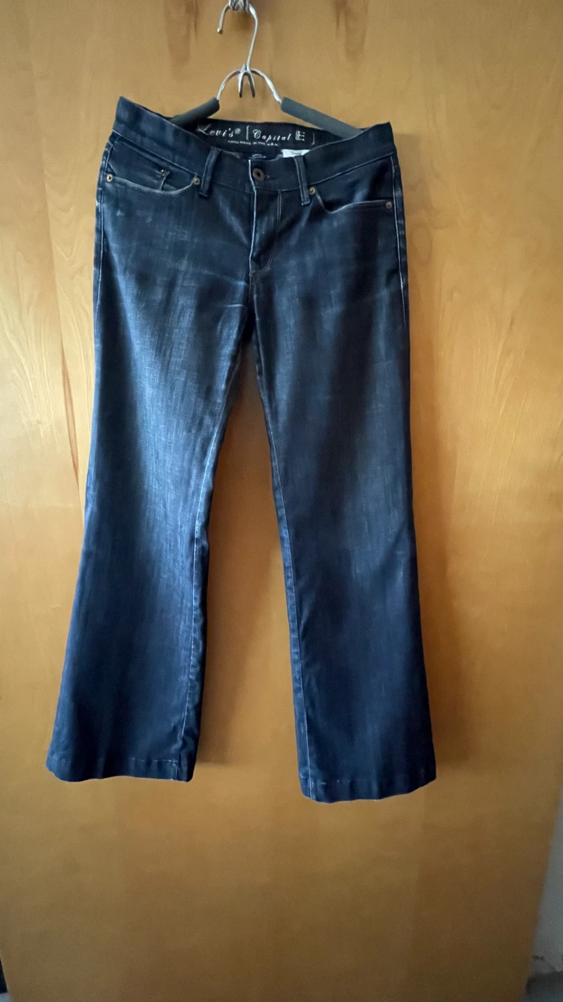Levi's Capital E Anita Mid Rise Wide Leg Jeans