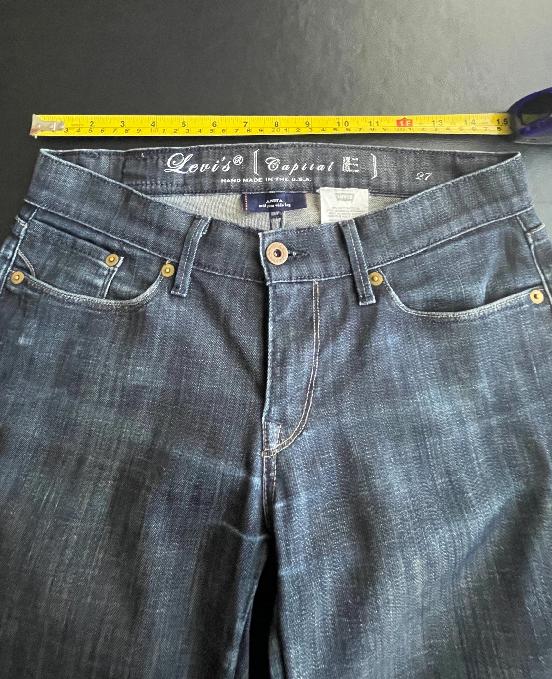 Levi's Capital E Anita Mid Rise Wide Leg Jeans - photo 4