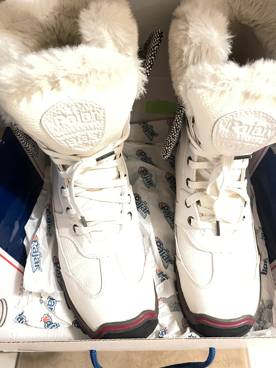 Pajar White Winter Boots Unisex Men’s size 9 Women’s Size 11 - photo 4