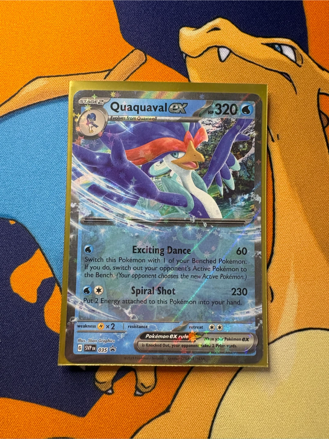 2023 Quaquaval ex Pokémon Trading Card NM - photo 3