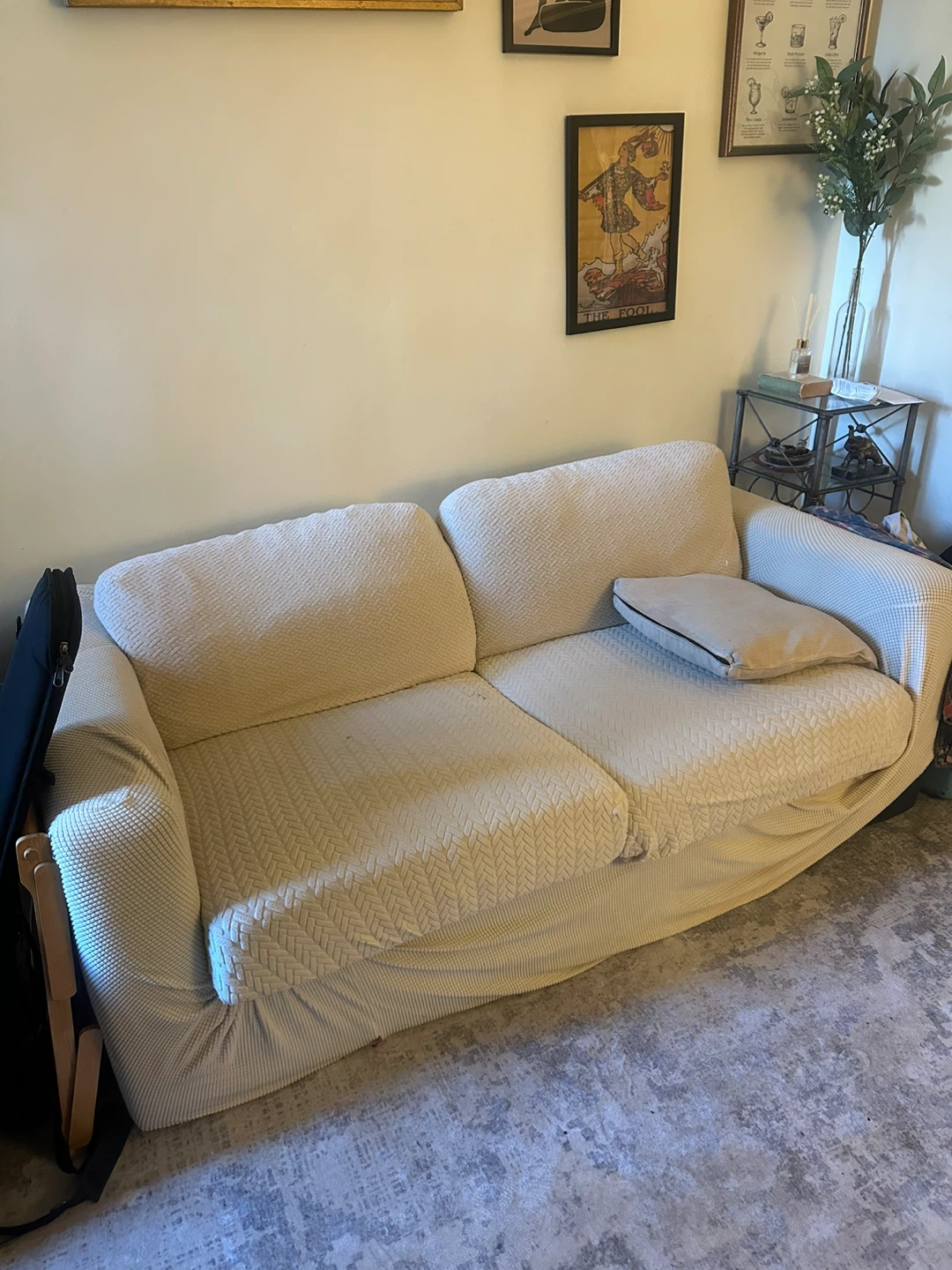 Sofa with Cover- NEED GONE!