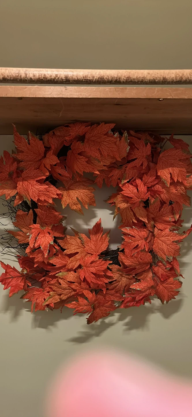 Autumn Artificial Maple Leaf Wreath