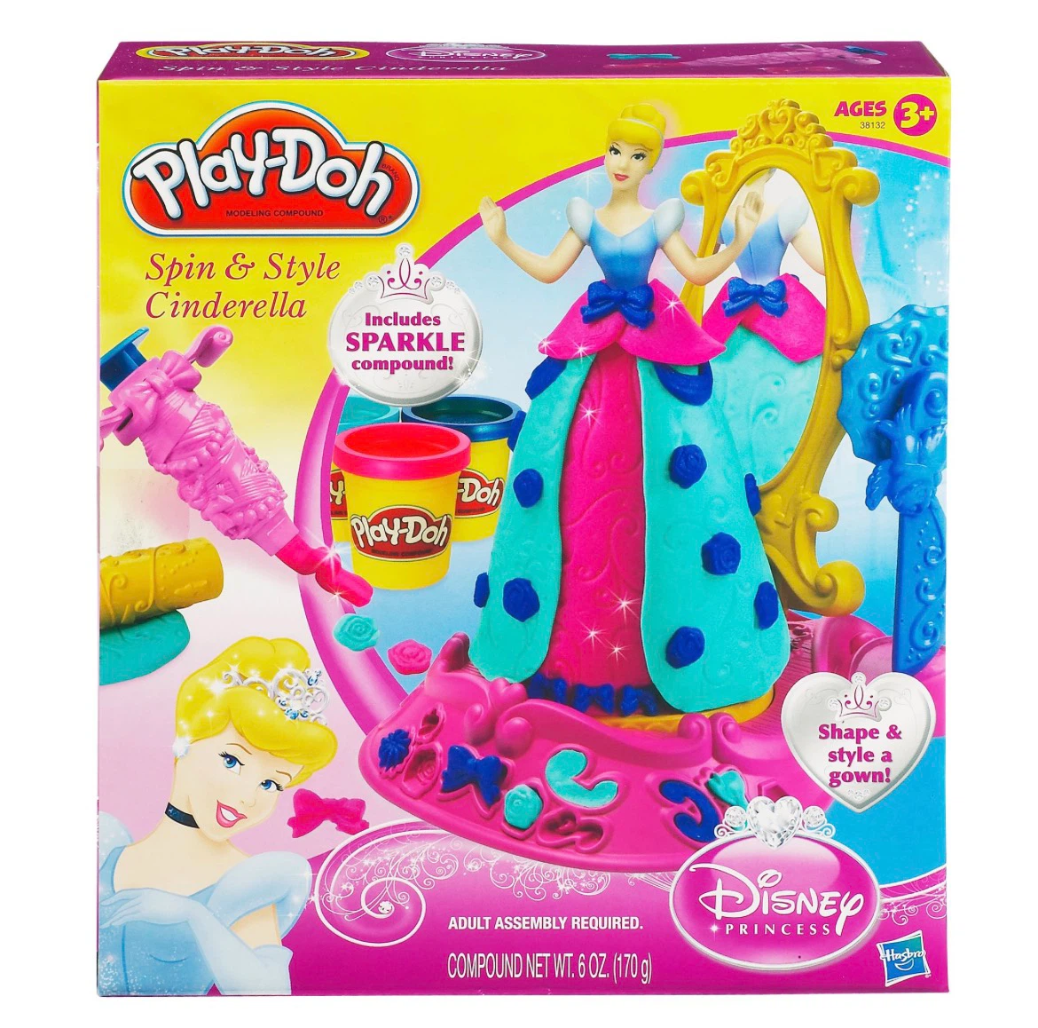 Play-Doh Disney Princess Spin & Style Cinderella