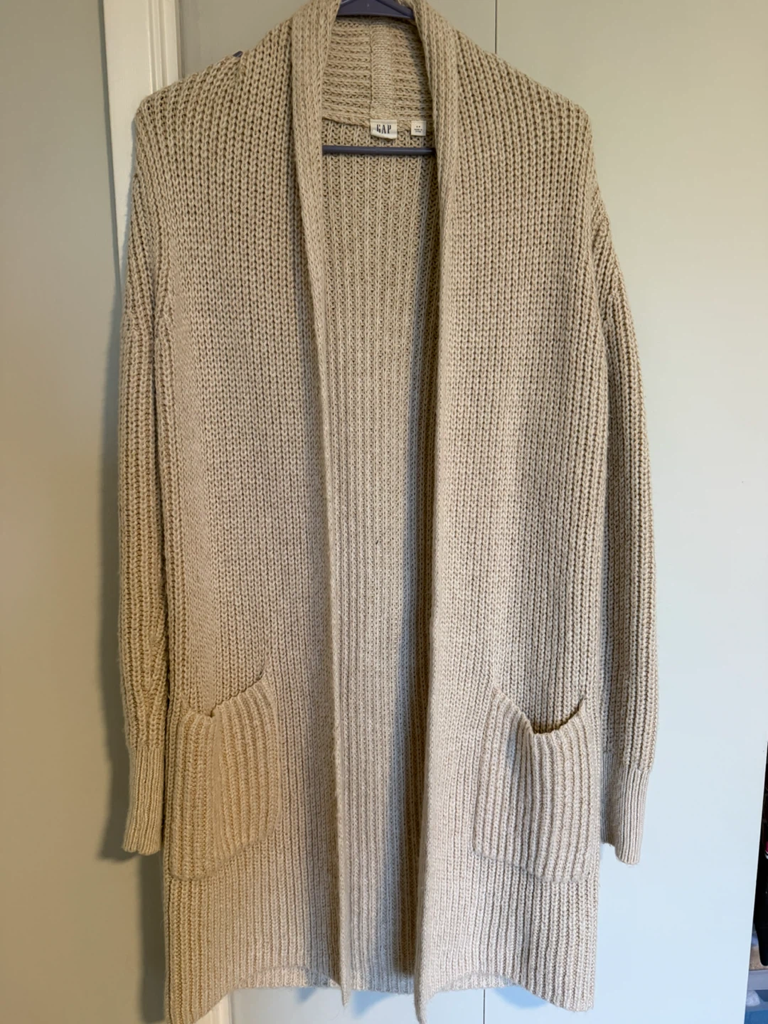 Gap Beige Knit Cardigan