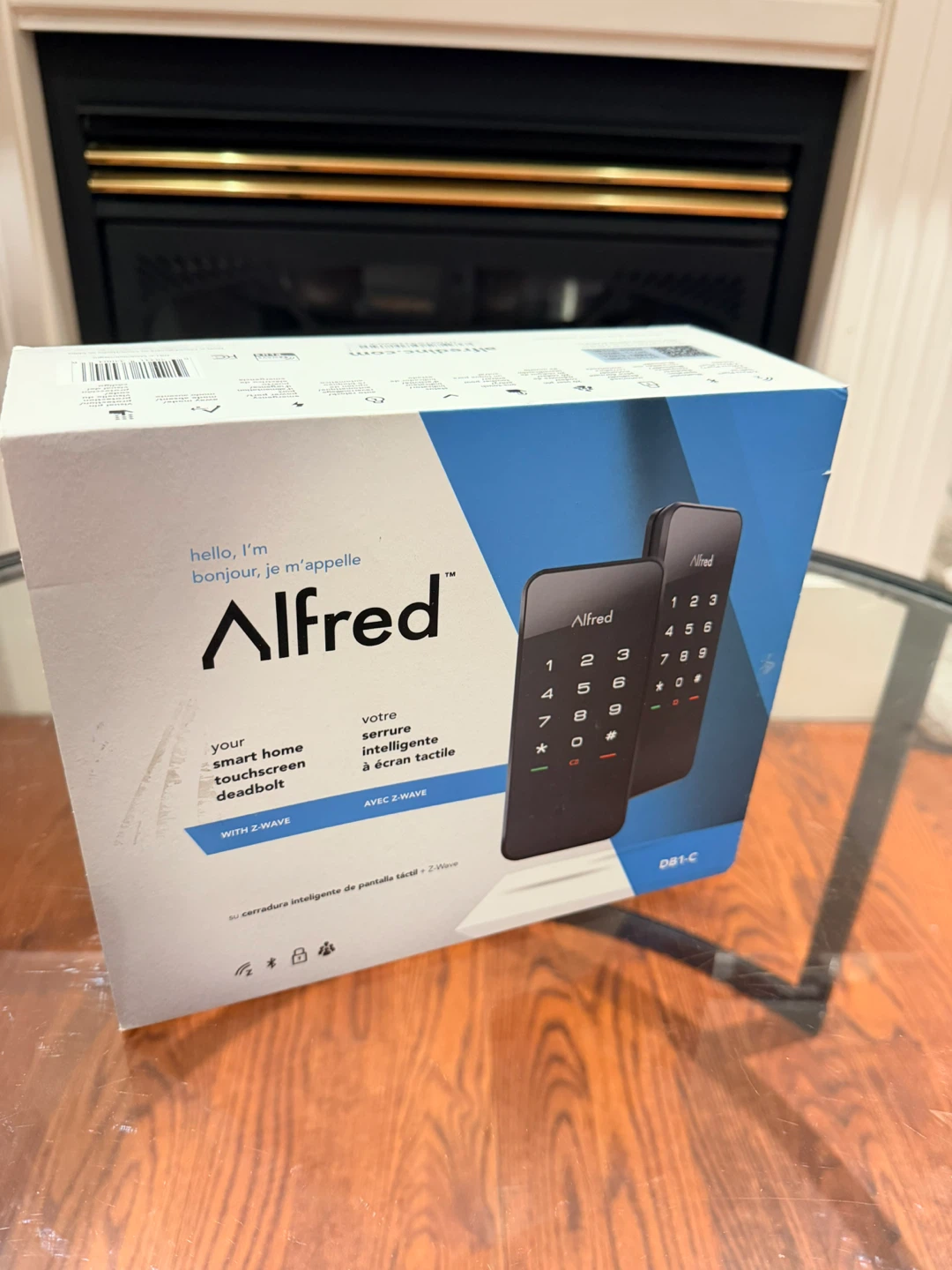 Alfred DB1-C Touchscreen Smart Deadbolt with Z-Wave – New