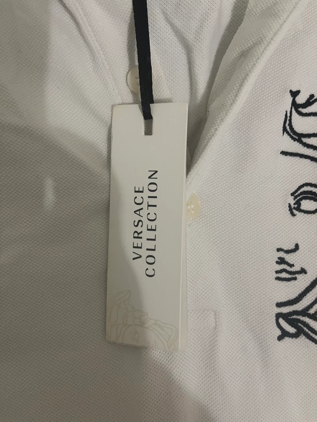 Versace Collection Polo Shirt White - M - photo 4