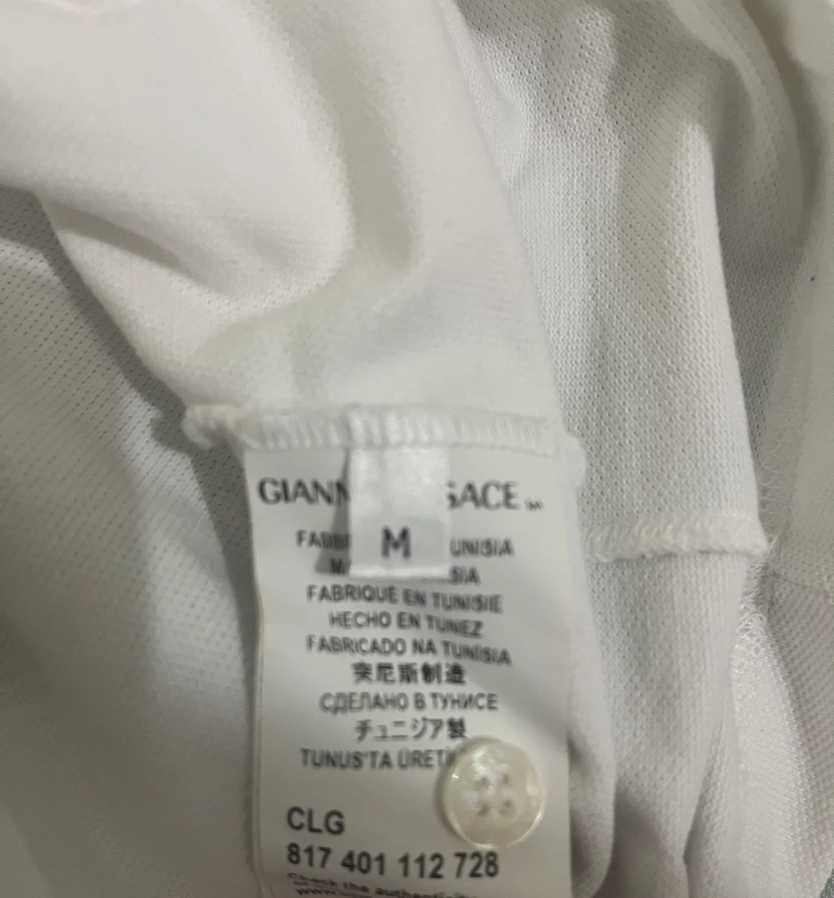 Versace Collection Polo Shirt White - M - photo 5