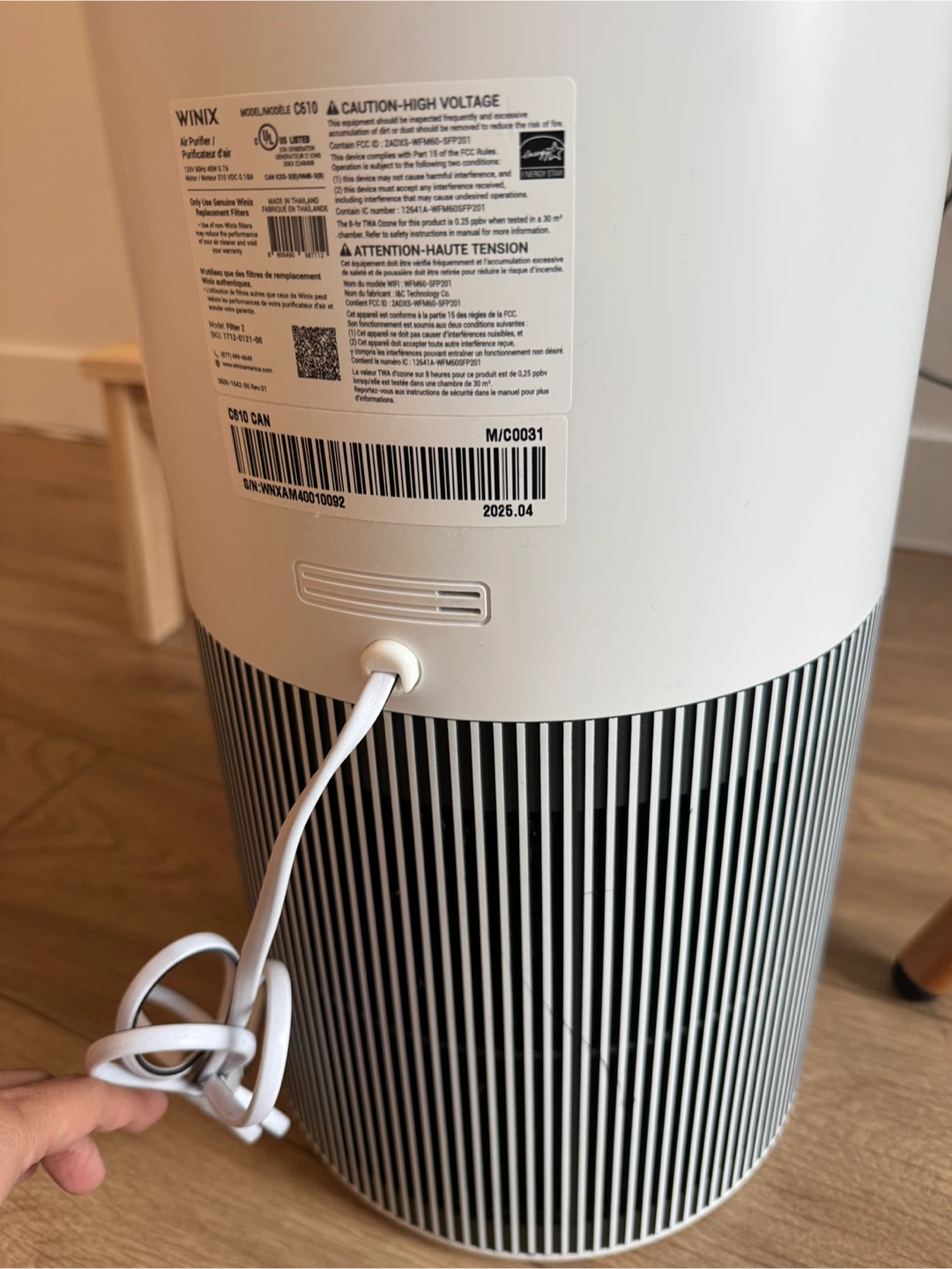 Winix C610 Air Purifier - photo 3
