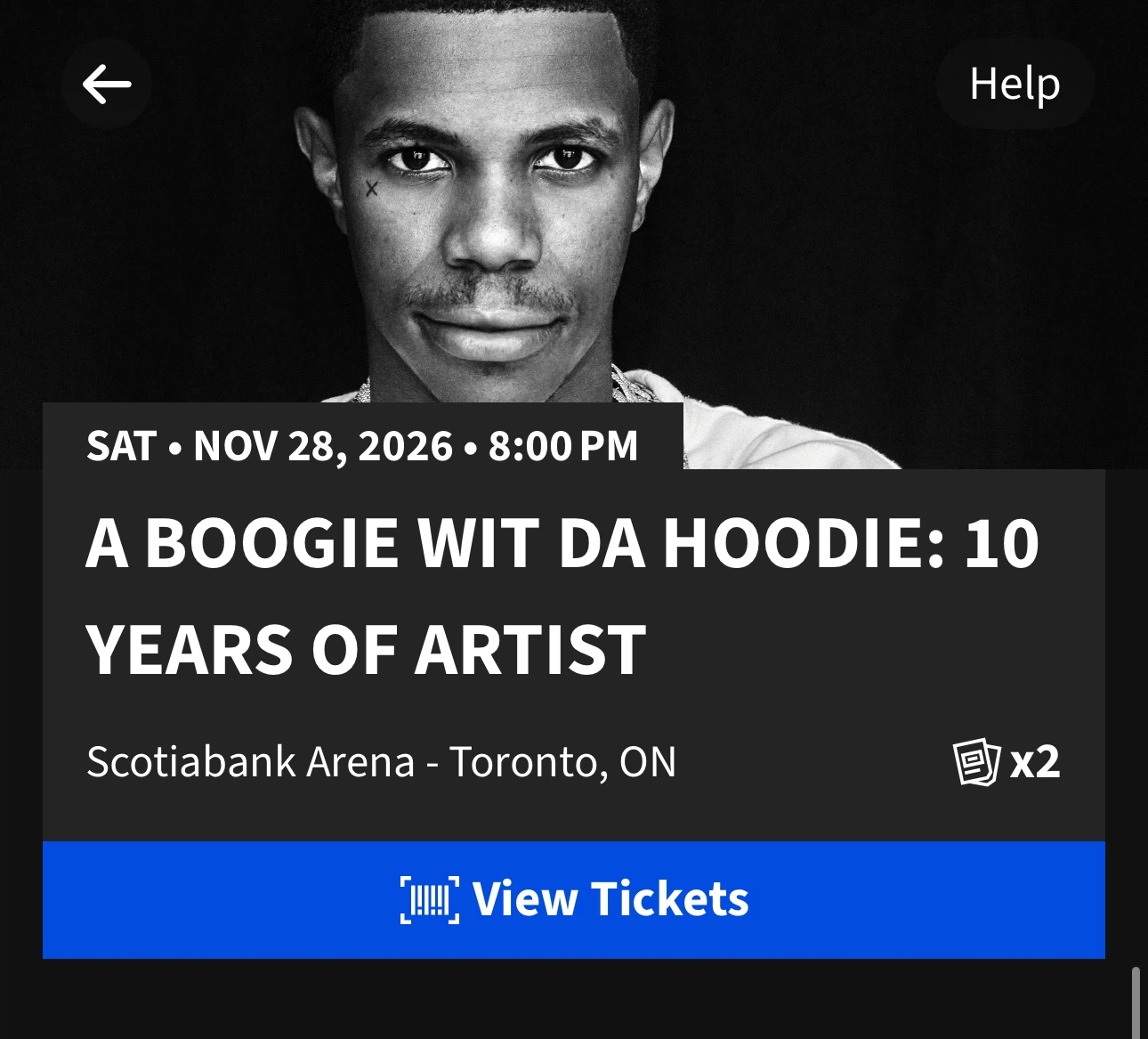 2 A Boogie Wit Da Hoodie Tickets - Nov 28 2026