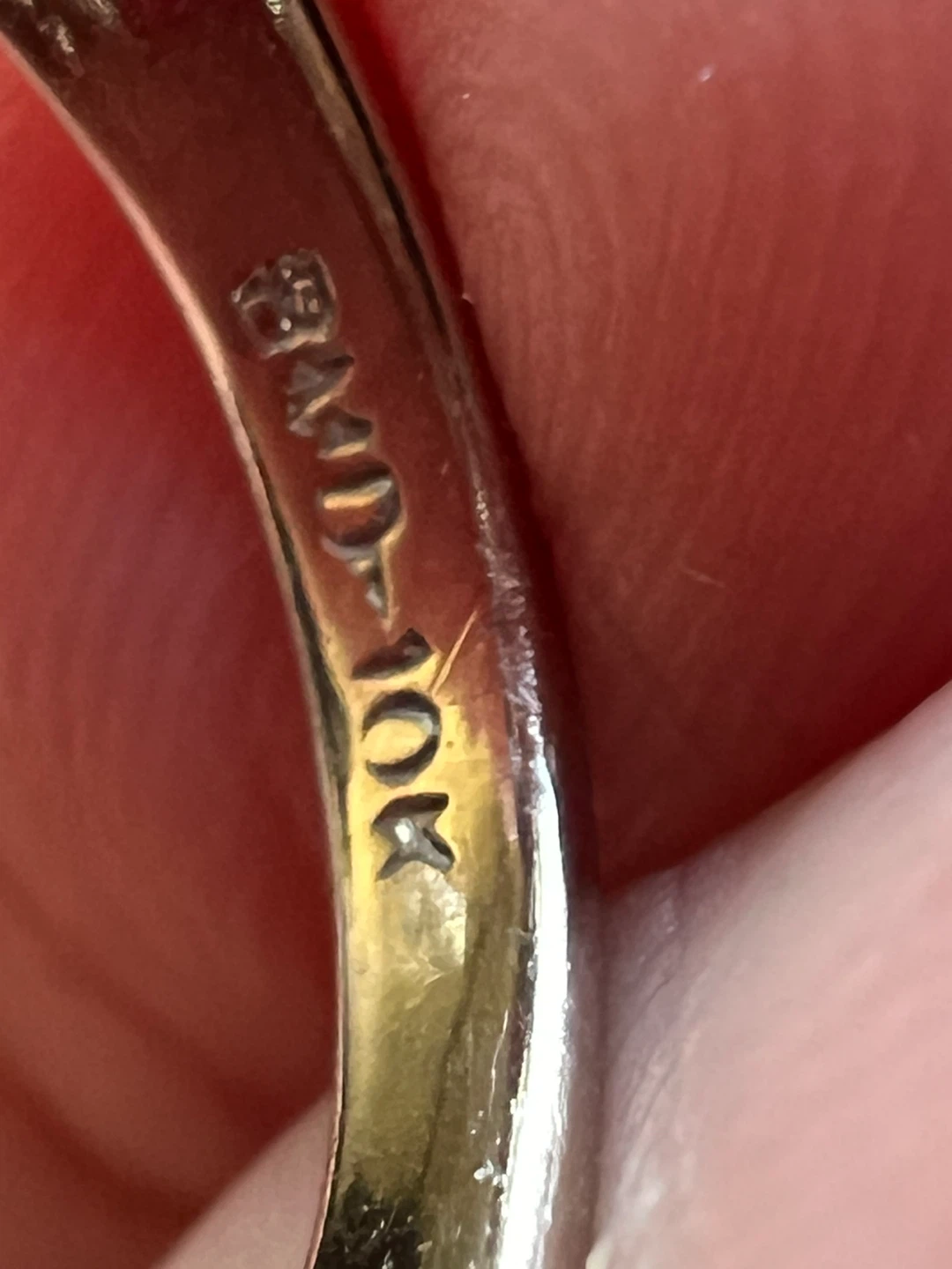 10K Gold Infinity Style Ring with Diamonds - photo 4